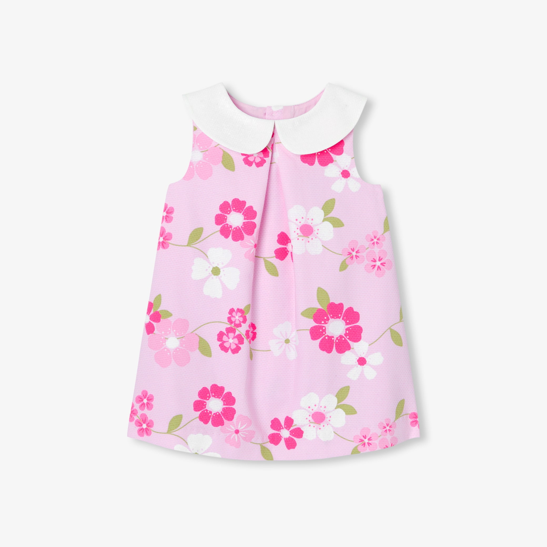 Baby girl dress with floral pattern