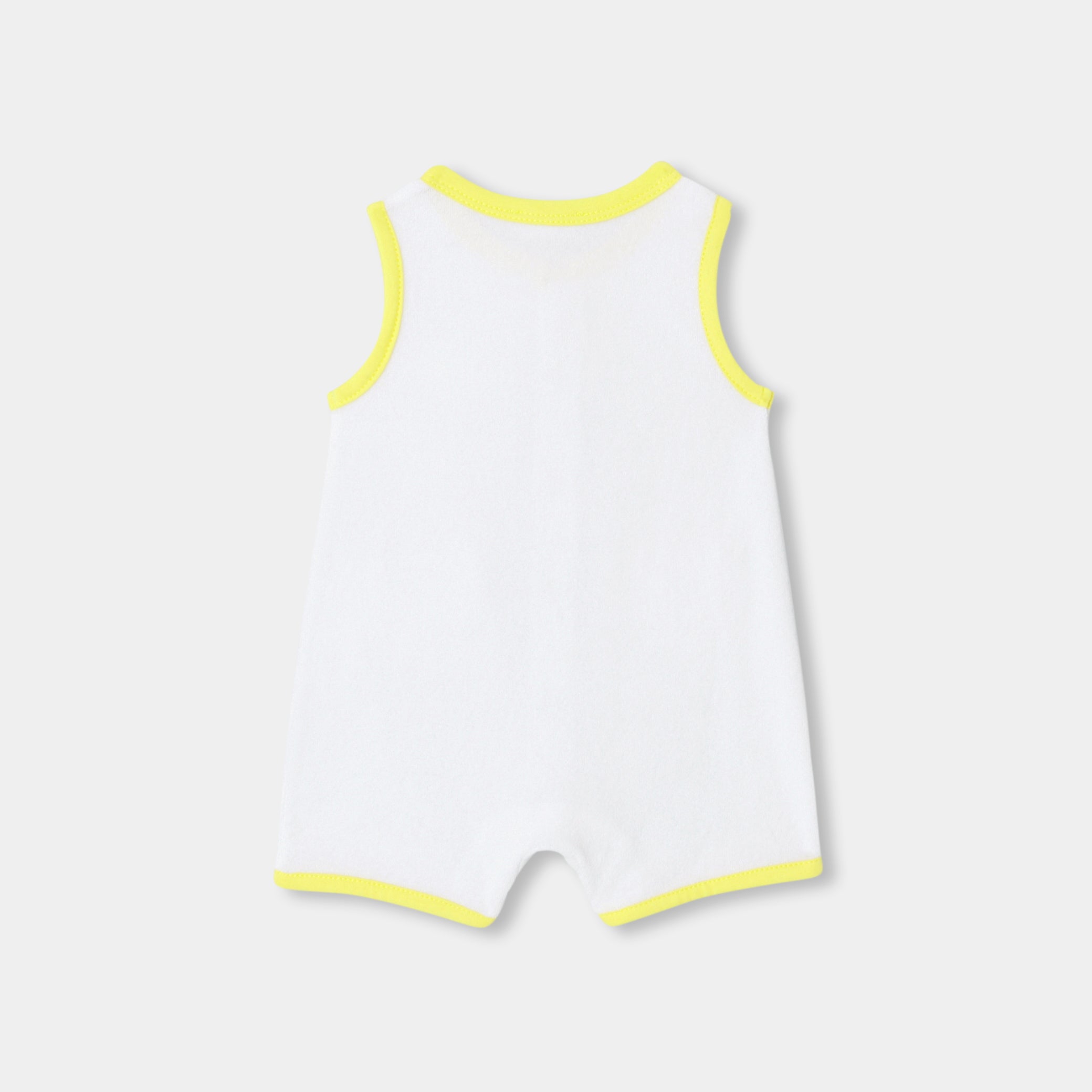 Baby boy French terry romper