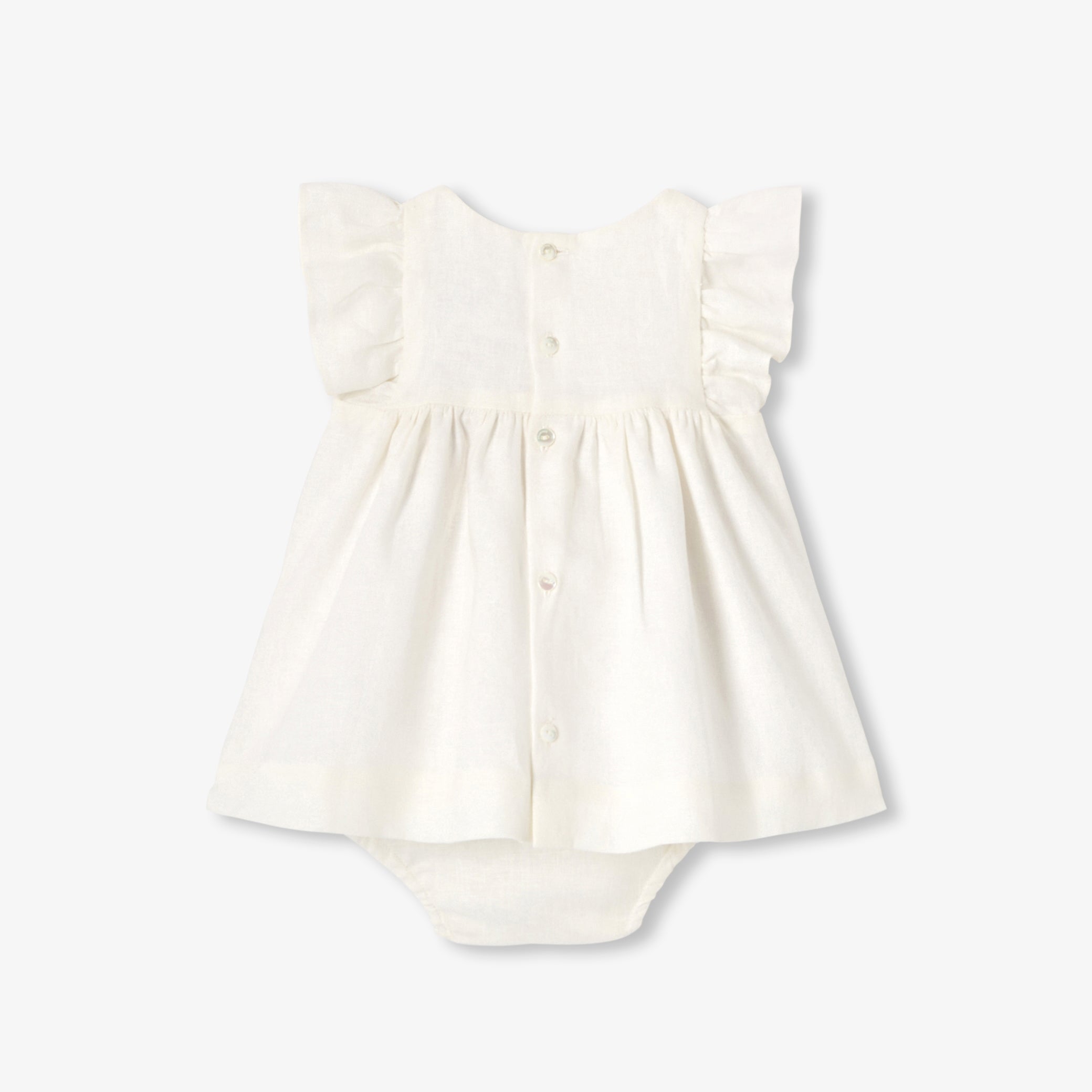 Baby girl dress in linen