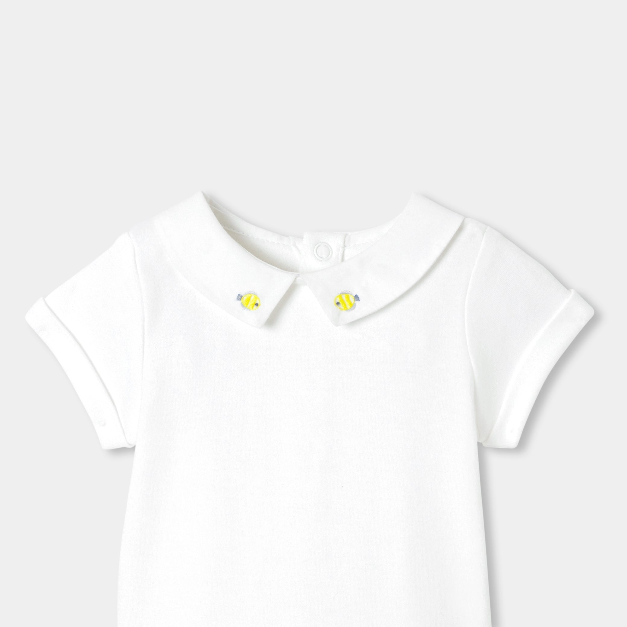 Baby boy interlock cotton bodysuit