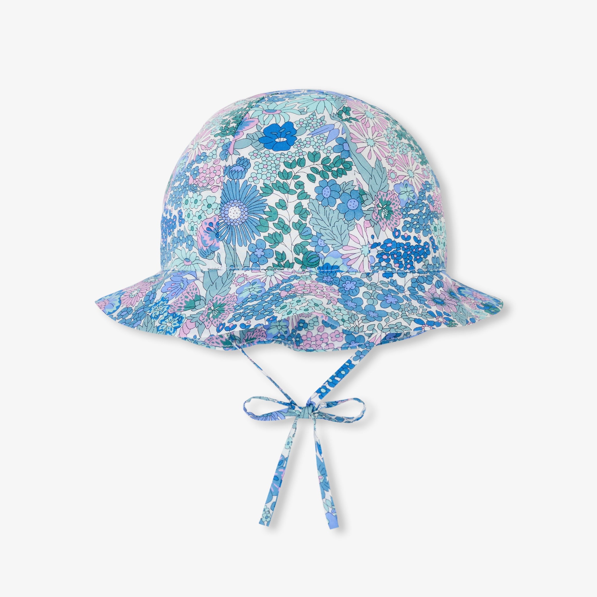 Baby girl hat in Liberty fabric