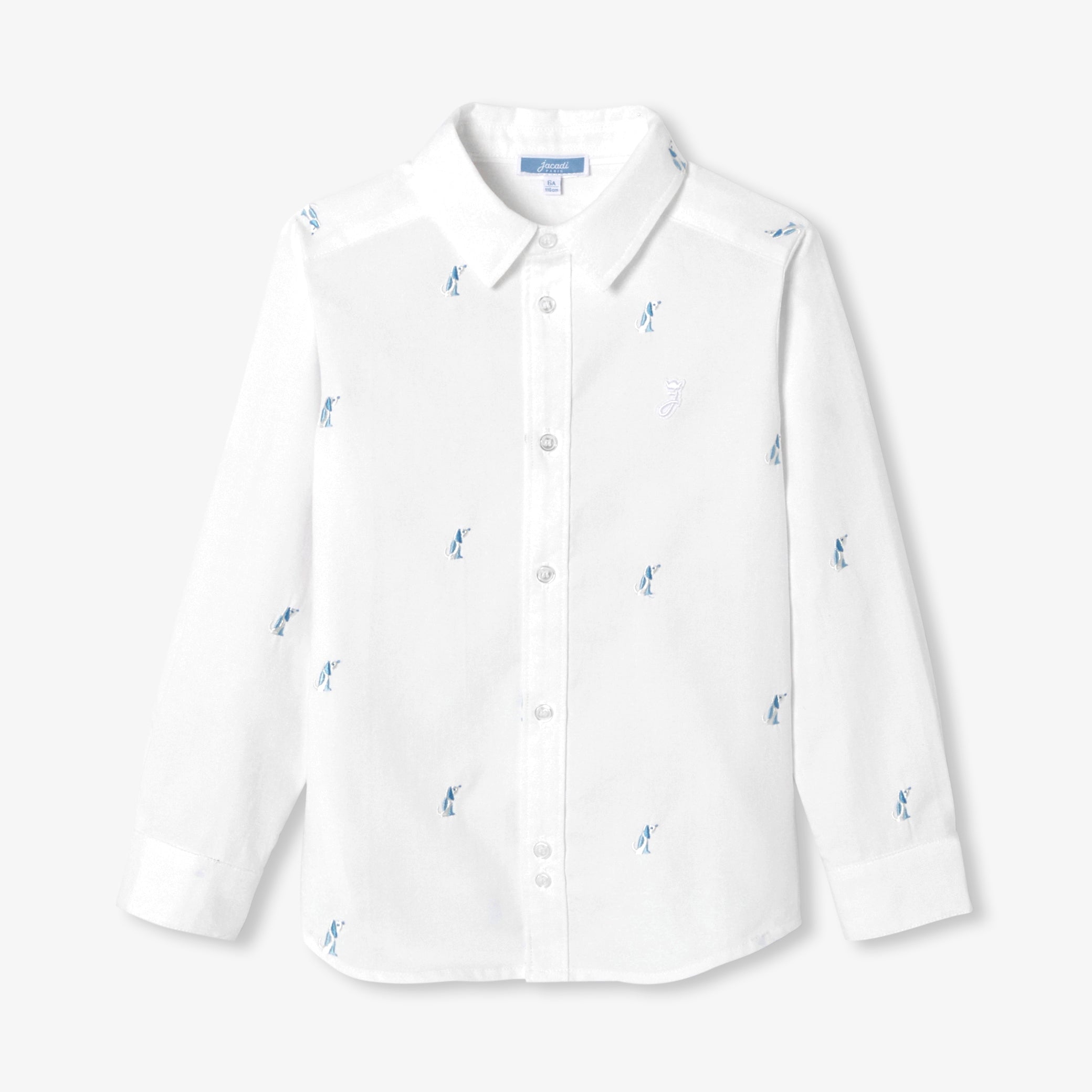 Printed Oxford shirt for boys