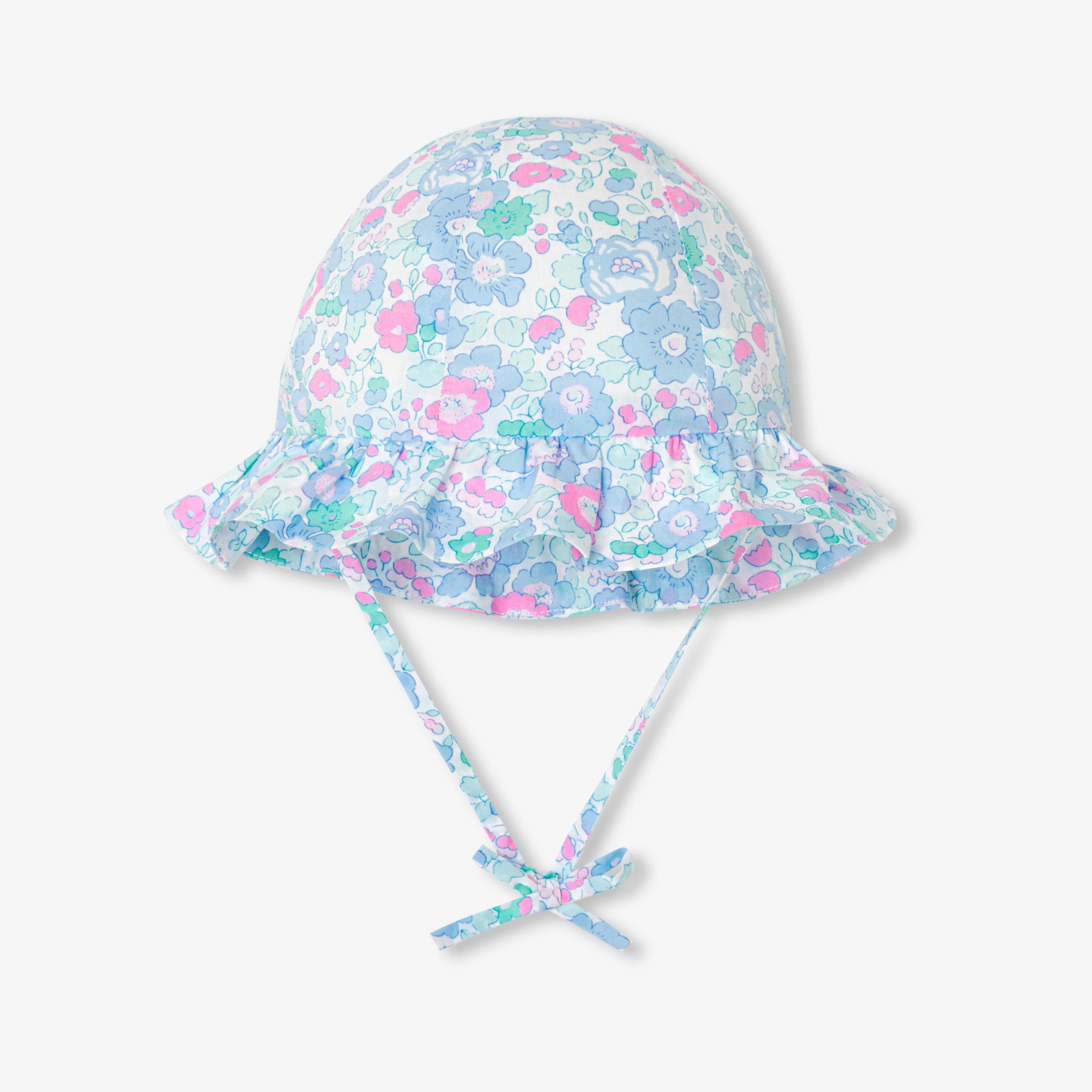 Baby girl hat in Liberty fabric