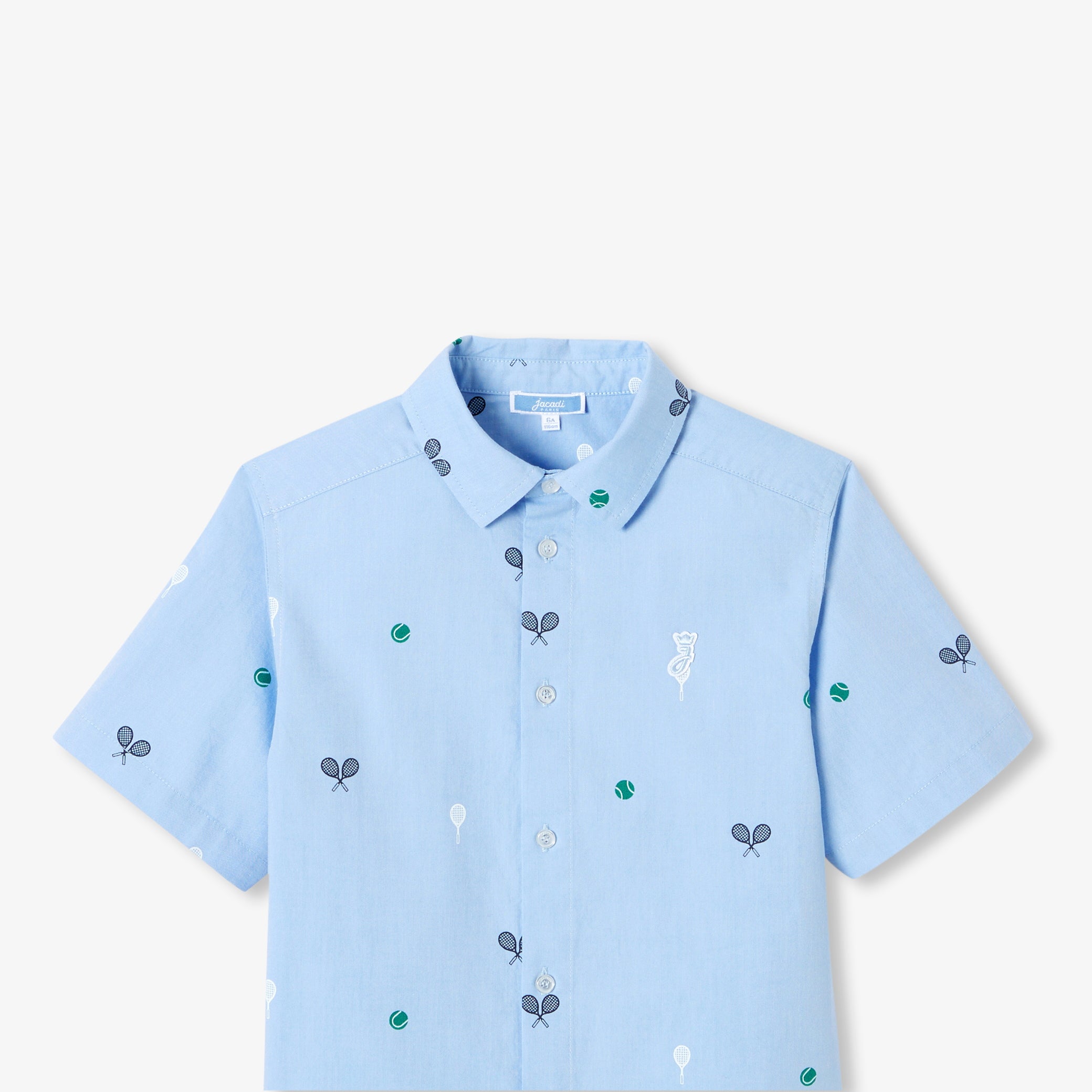 Short-sleeved boys' shirt