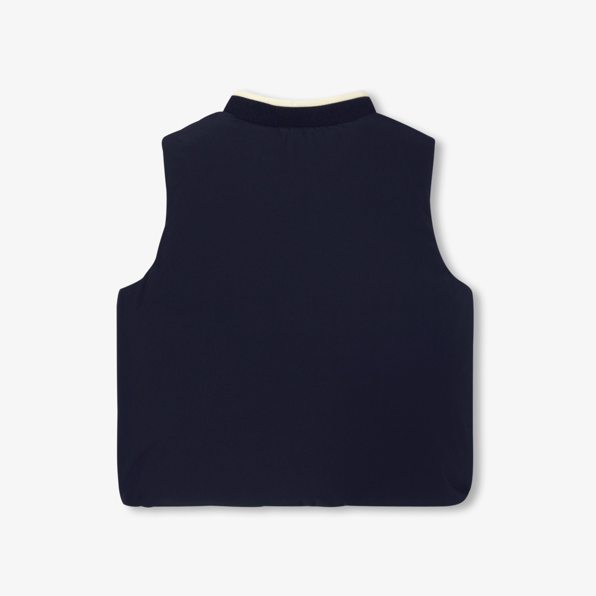 Baby boy reversible sleeveless padded jacket