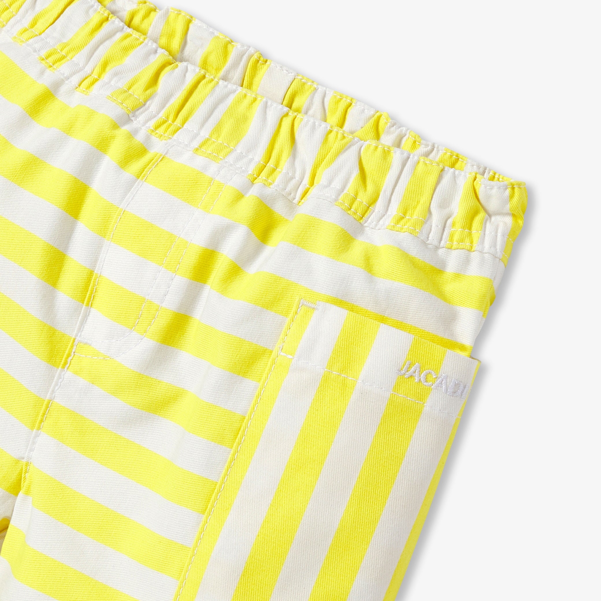 Baby boy striped twill shorts
