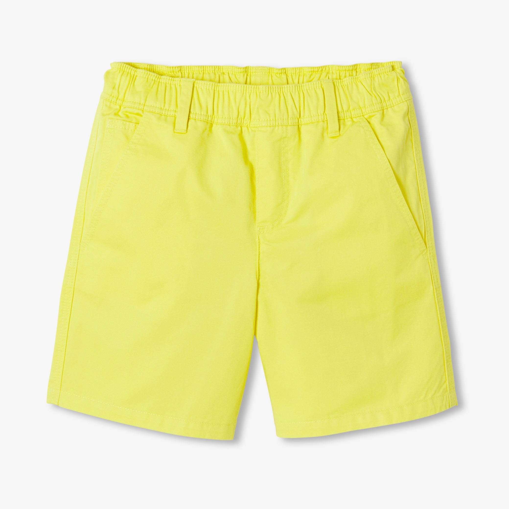 Boys' cotton twill Bermuda shorts