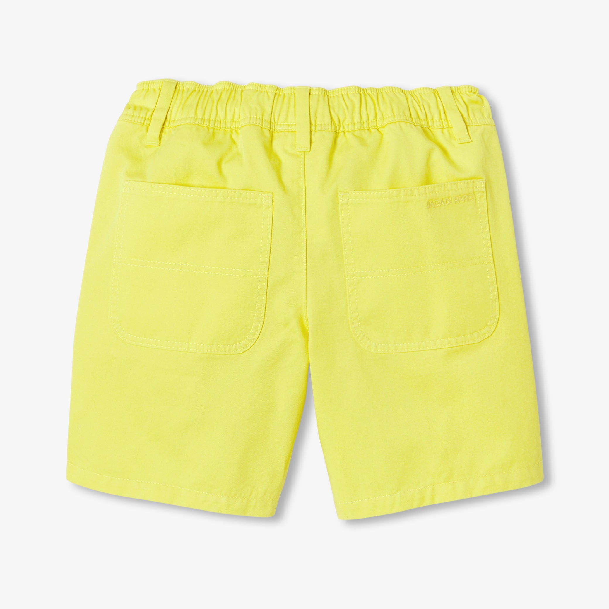 Boys' cotton twill Bermuda shorts