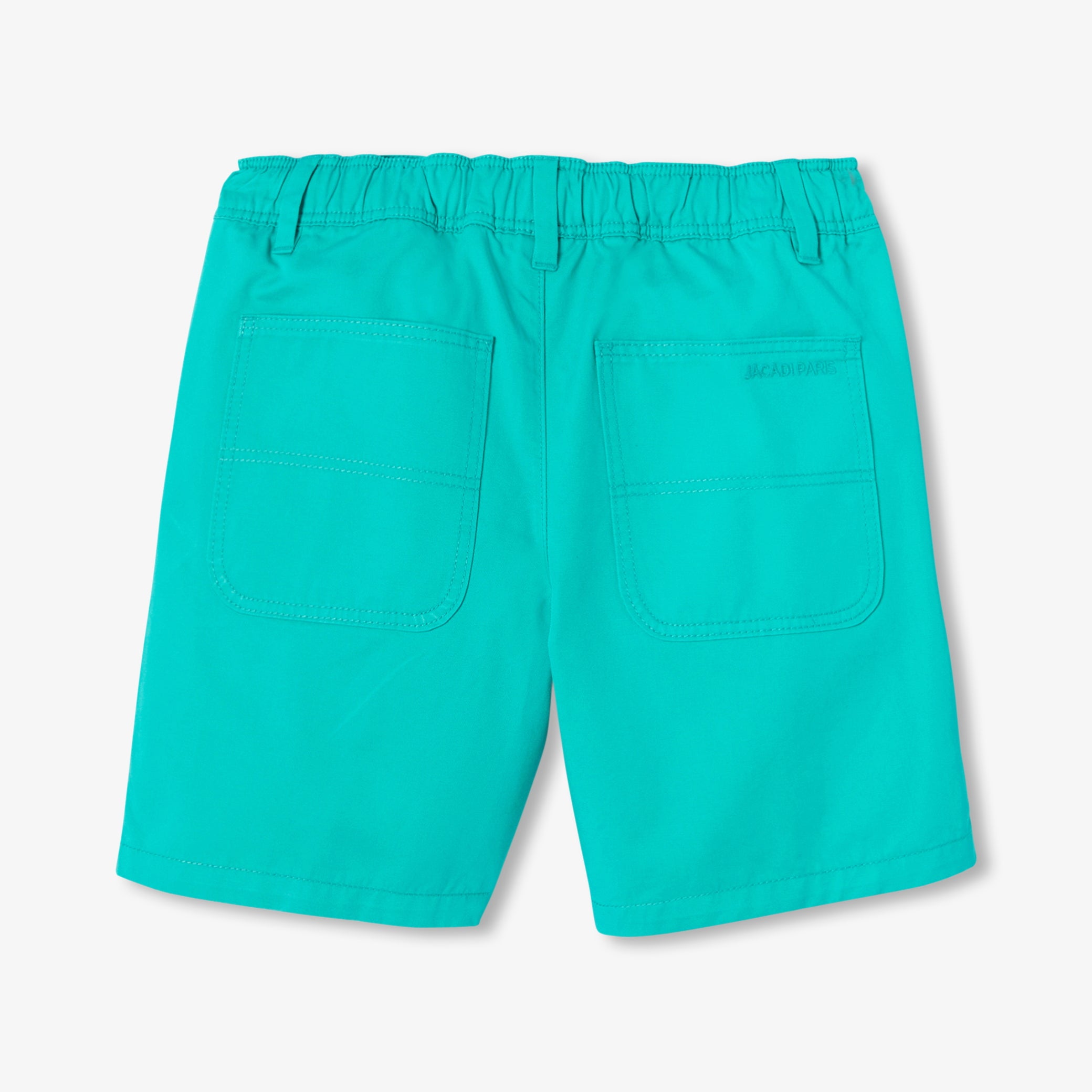 Boys' cotton twill Bermuda shorts