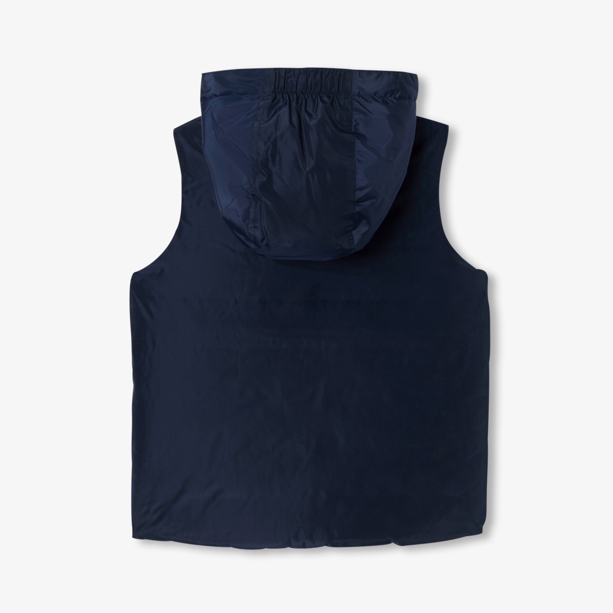 Boy reversible sleeveless padded jacket