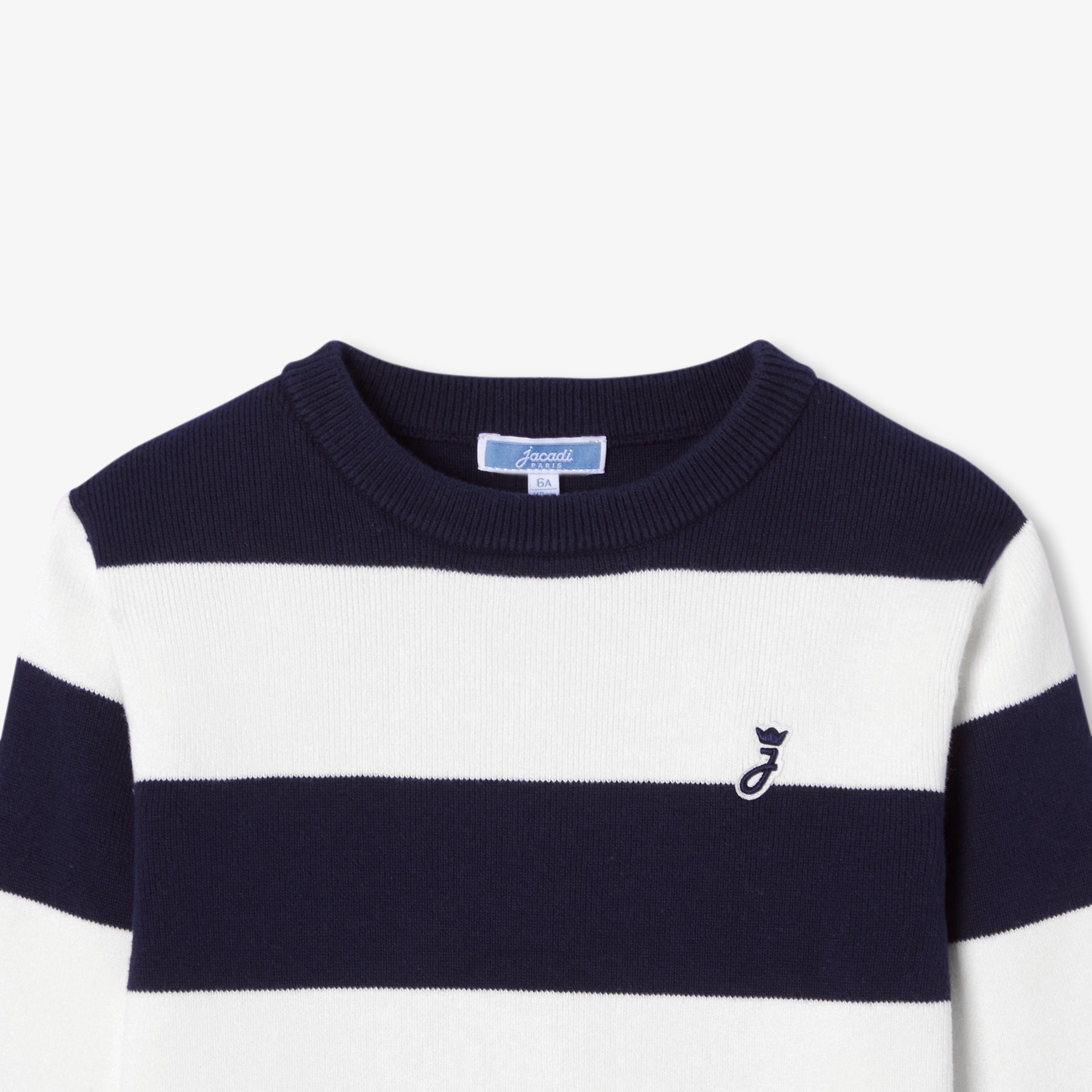 Boy striped cotton sweater