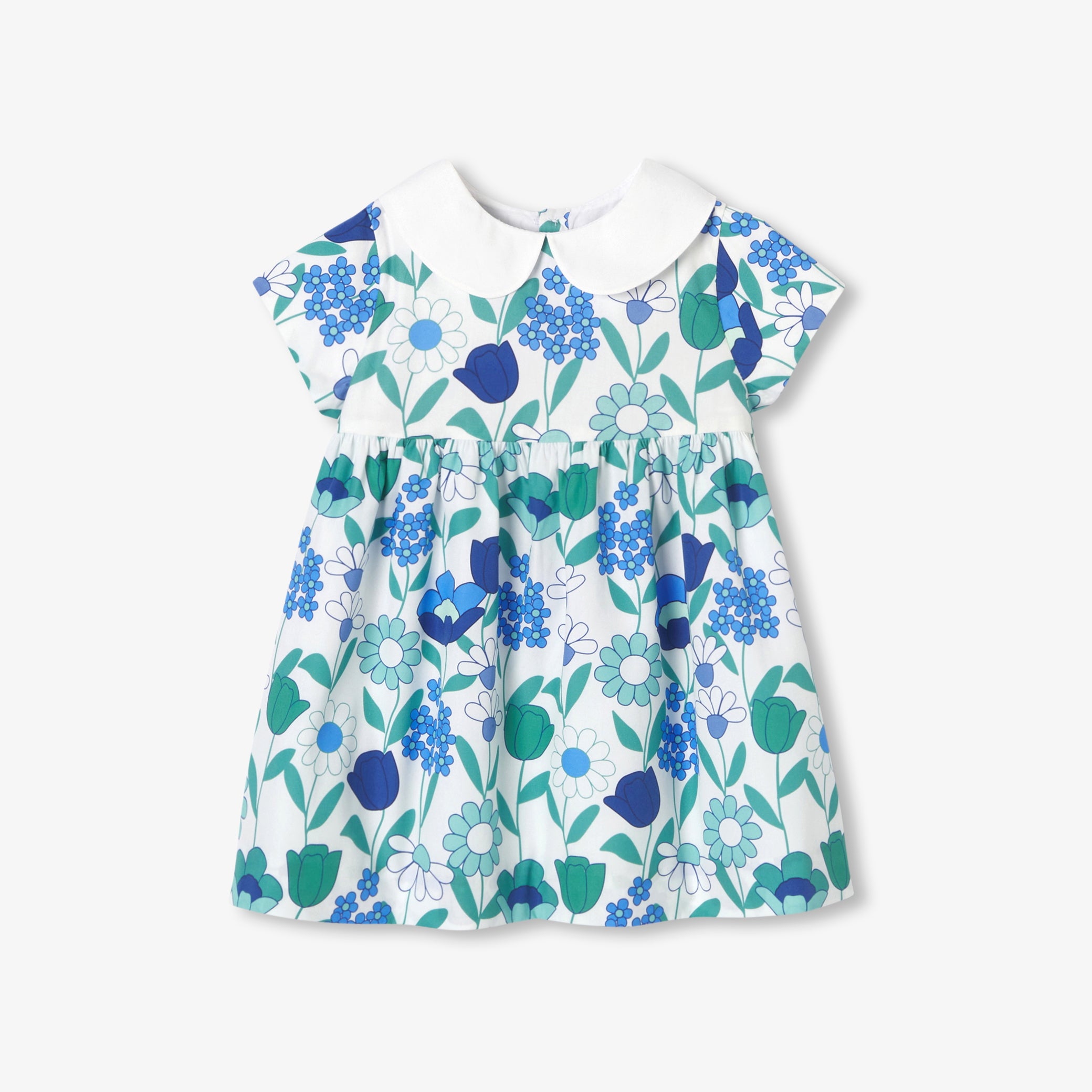 Baby girl floral cotton dress