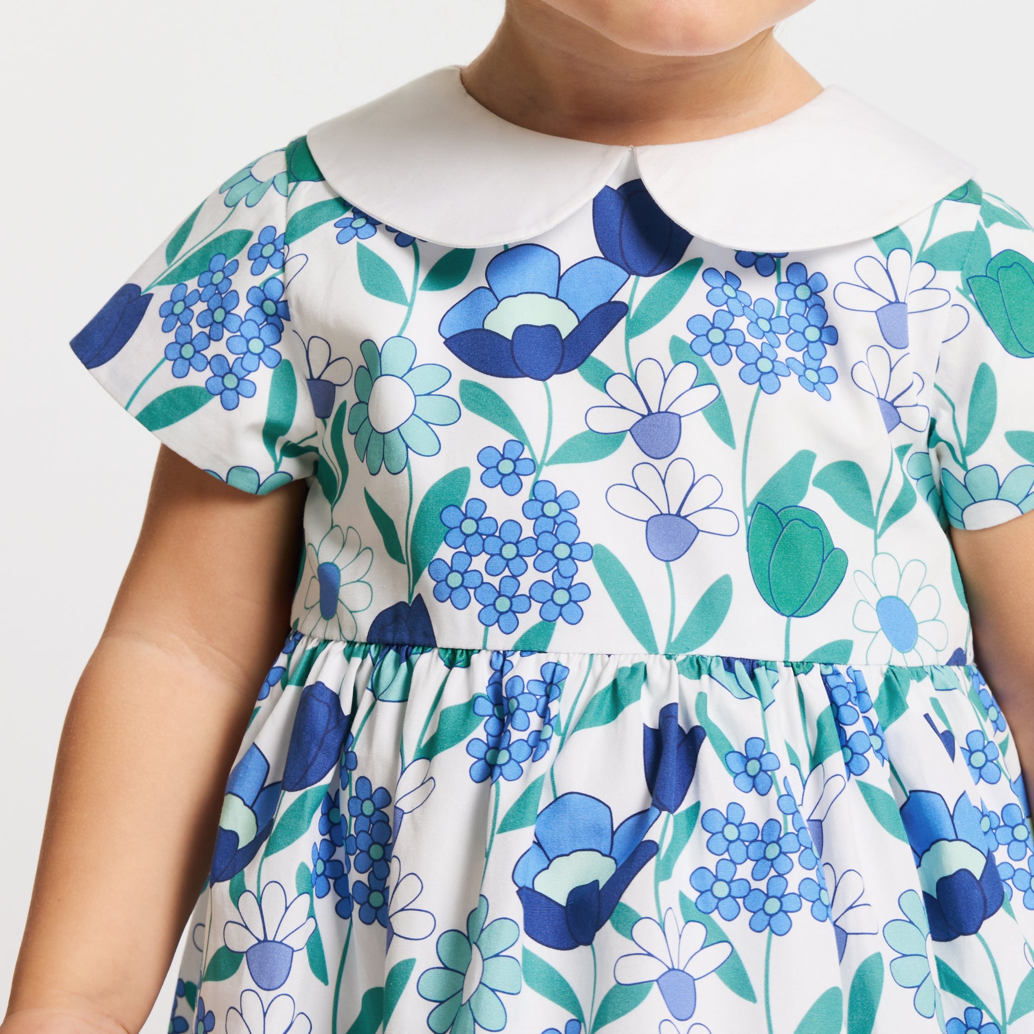 Baby girl floral cotton dress