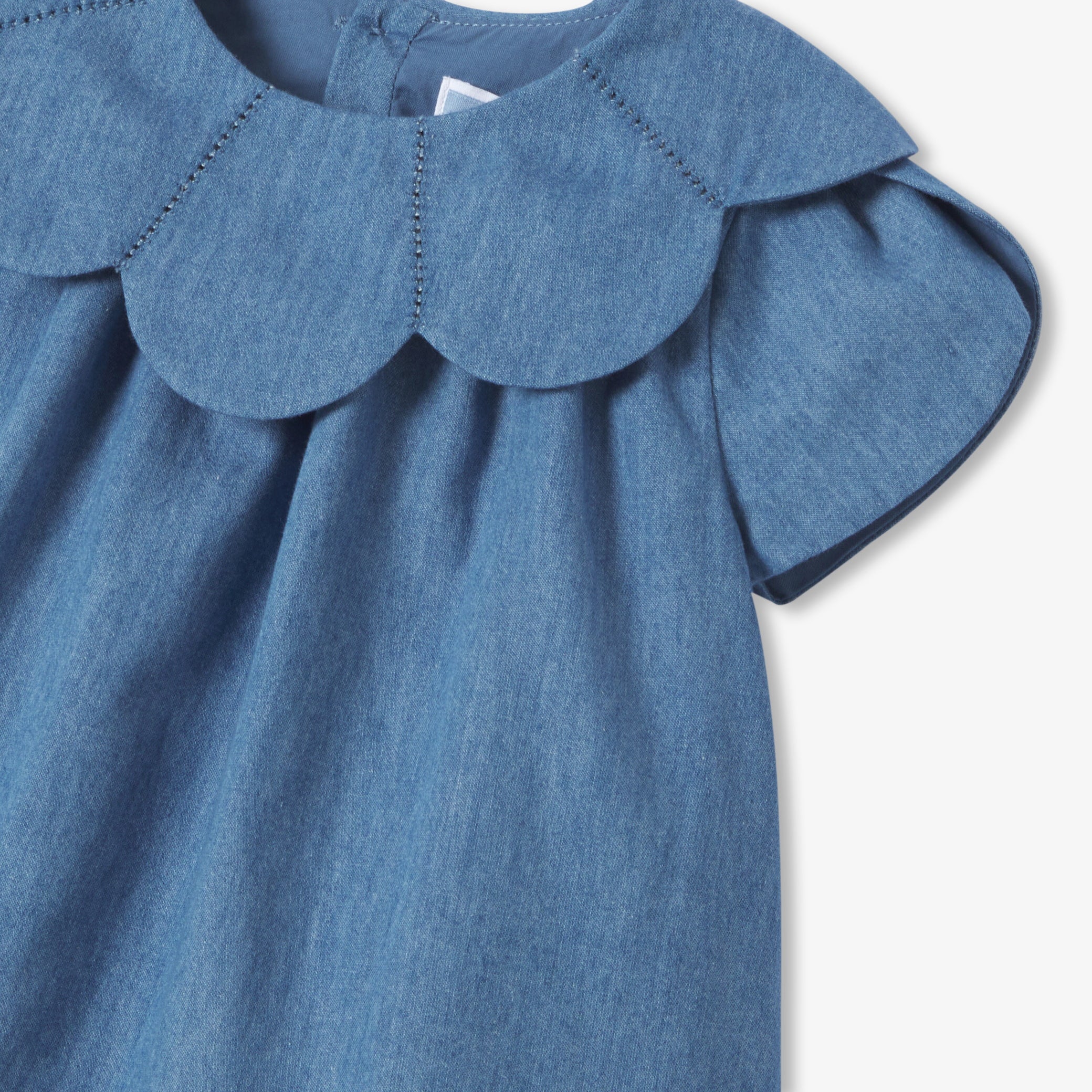 Baby girl chambray dress