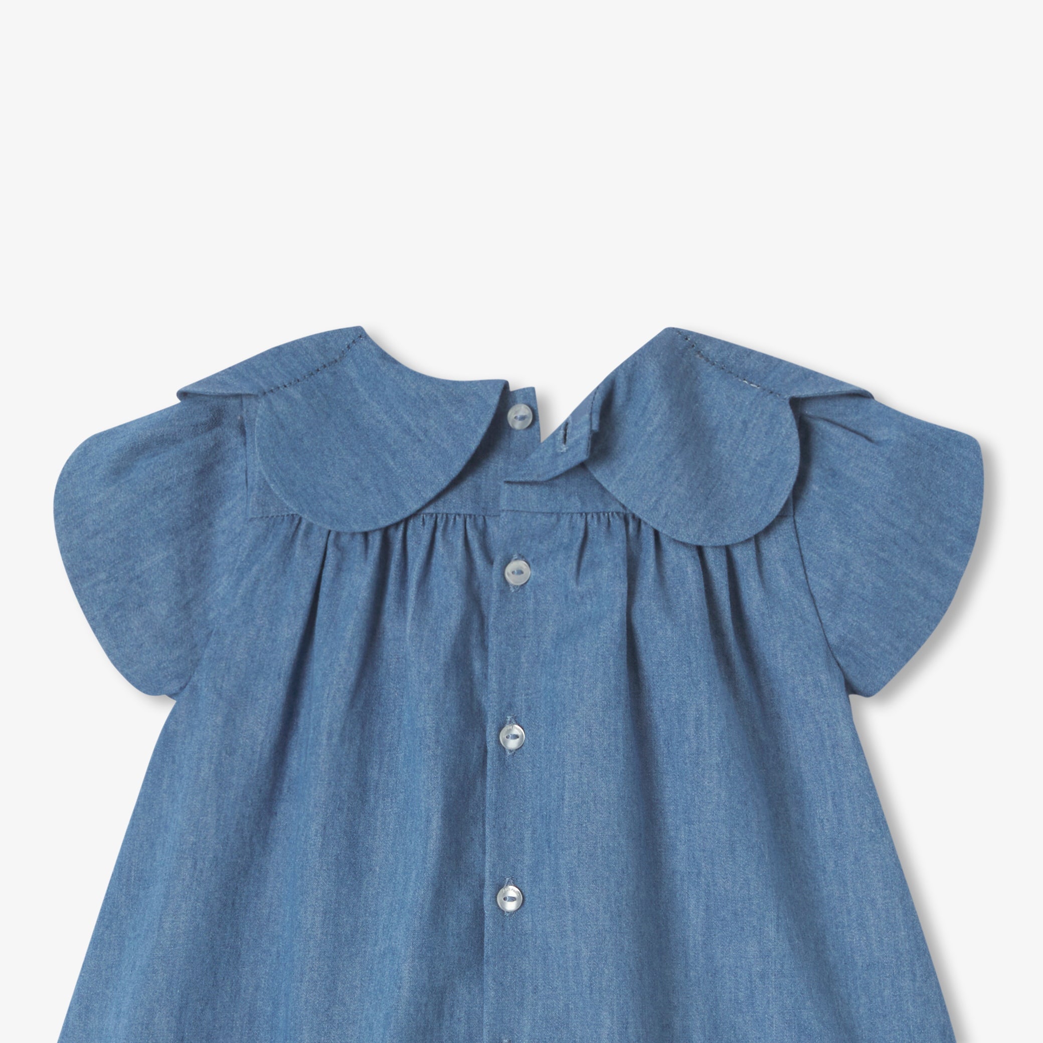 Baby girl chambray dress