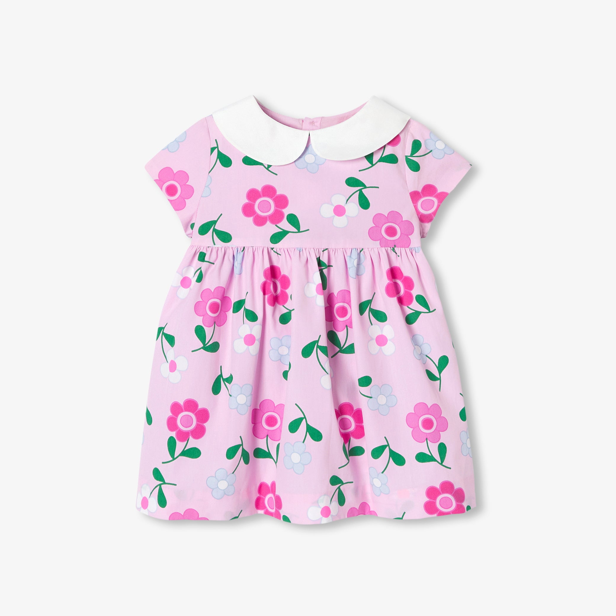 Baby girl floral popeline dress