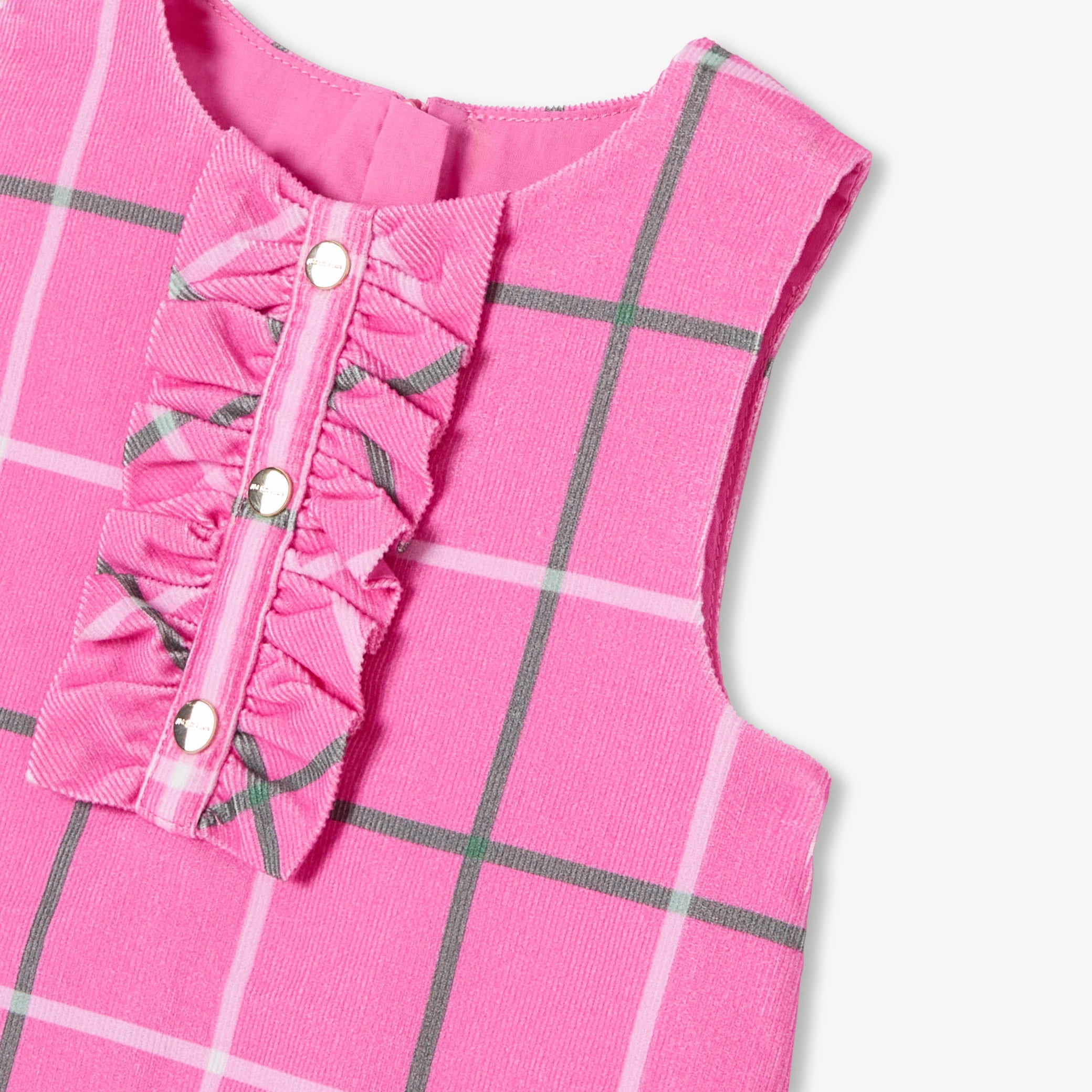Baby girl milleraies velvet pinafore dress