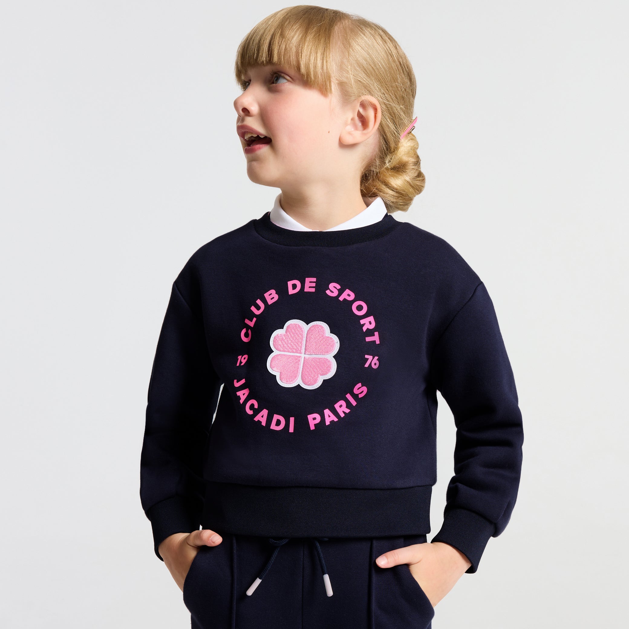Girl fleece sweatshirt