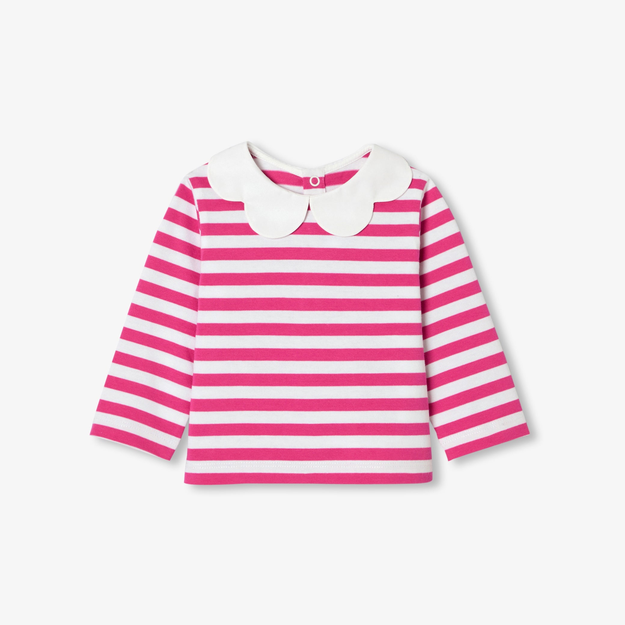 Baby girl striped cotton top