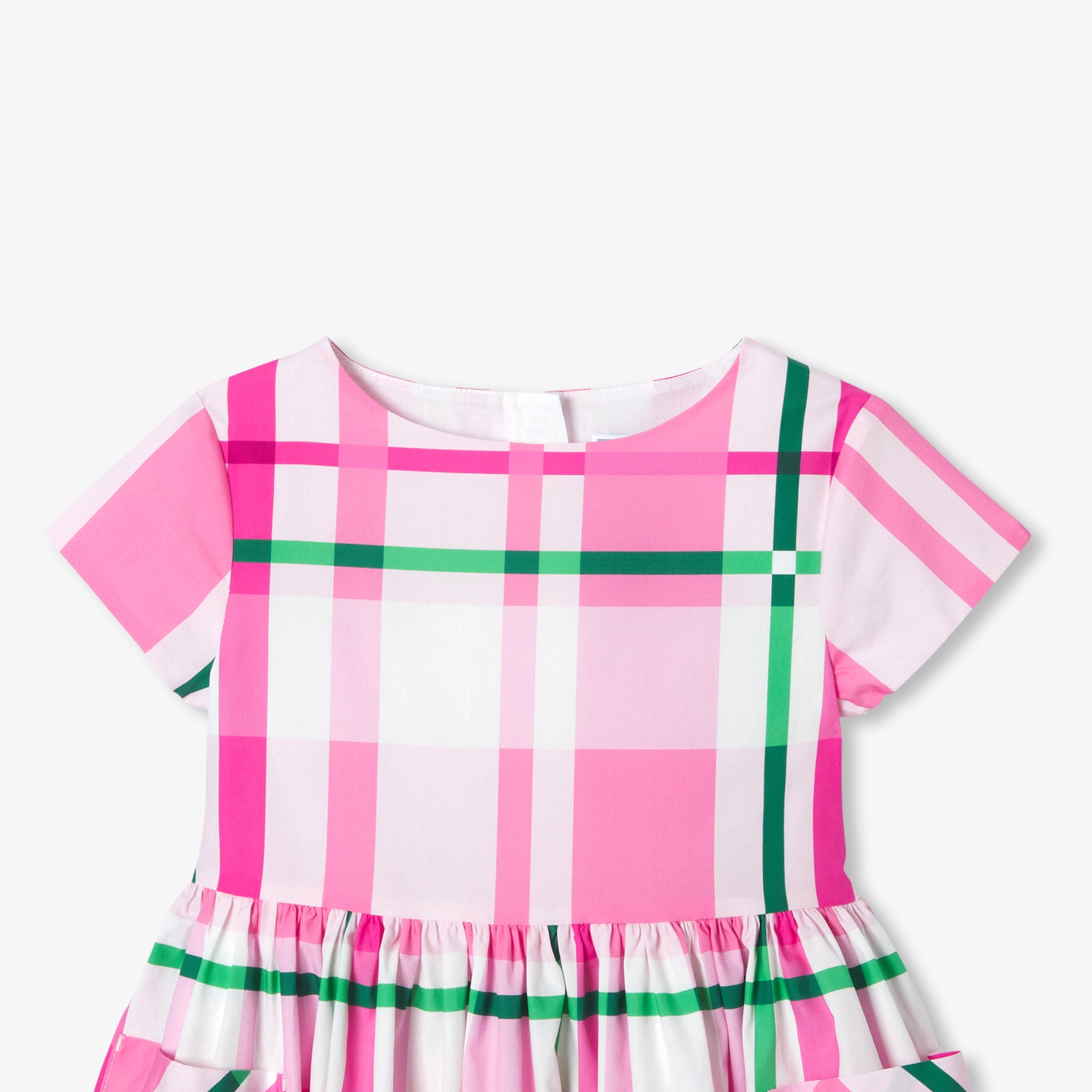 Girl checkered dress
