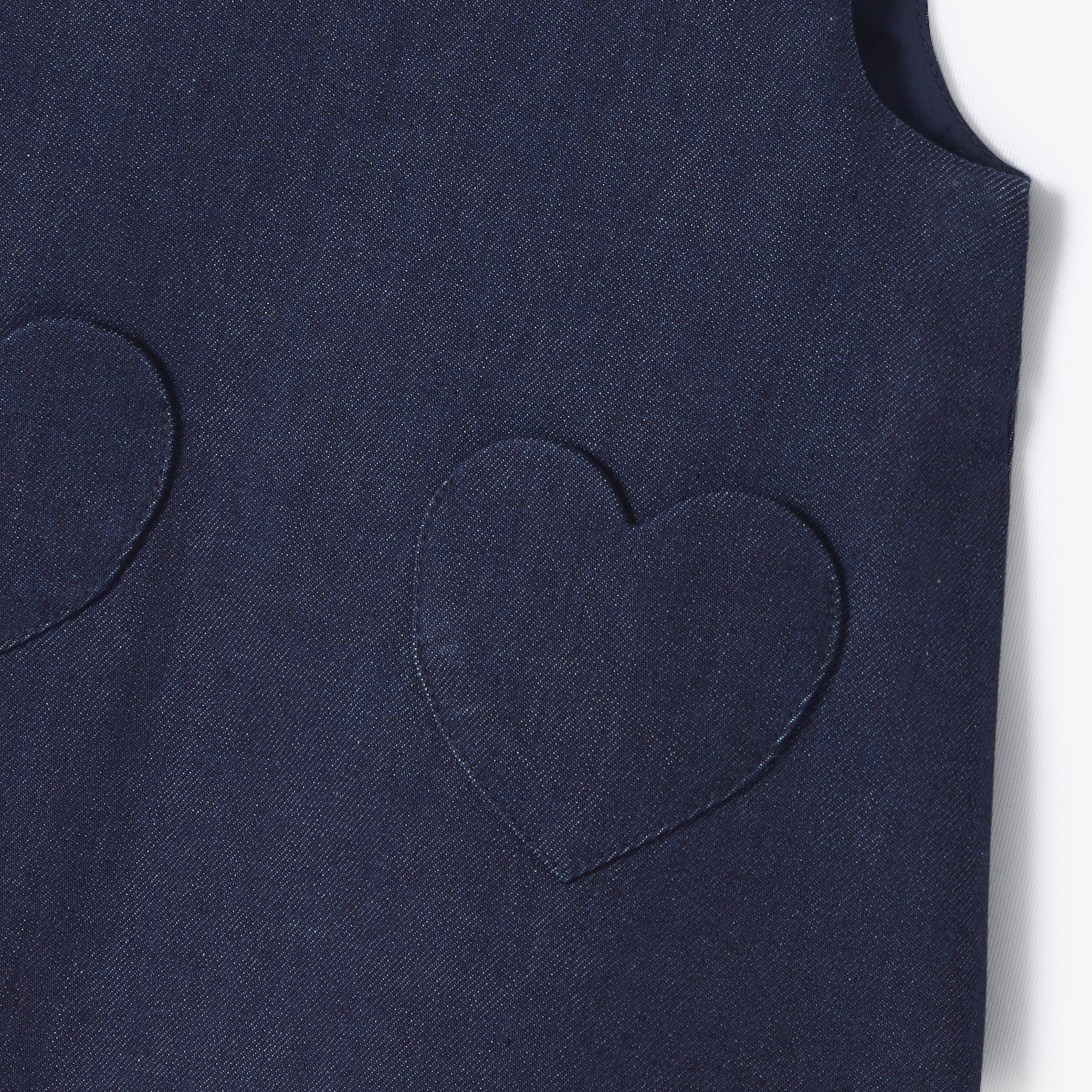 Baby girl denim pinafore dress