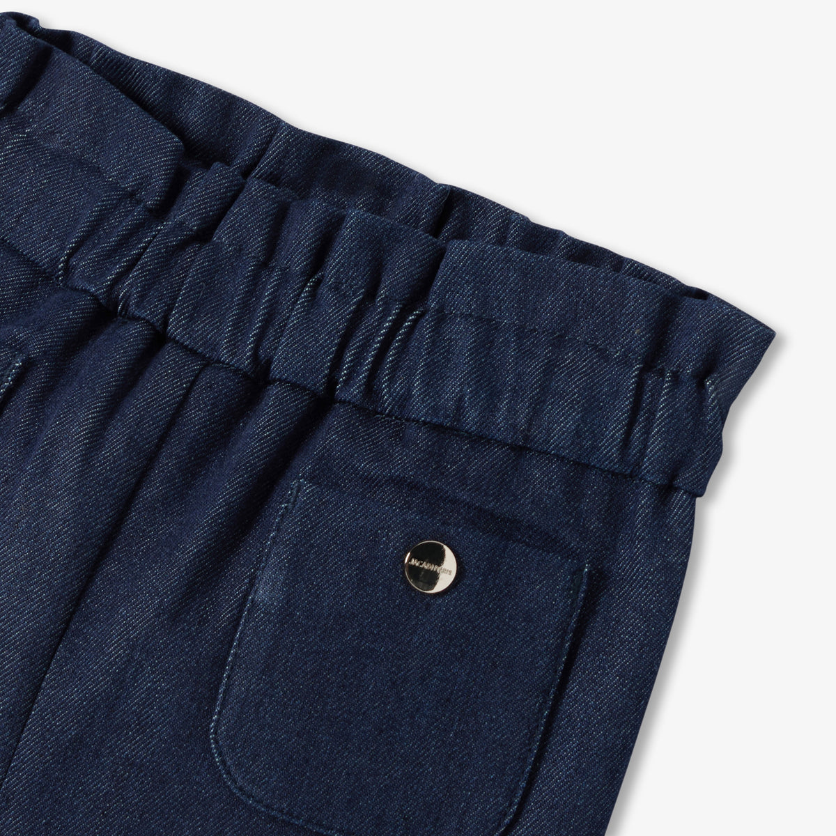 Baby girl paper bag waist jeans