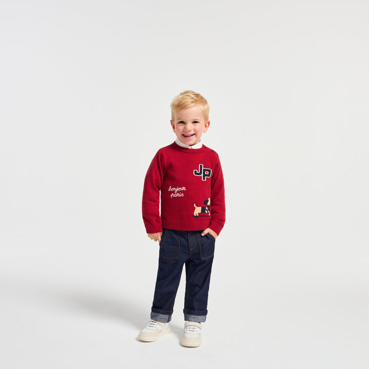 Baby cuffed jeans