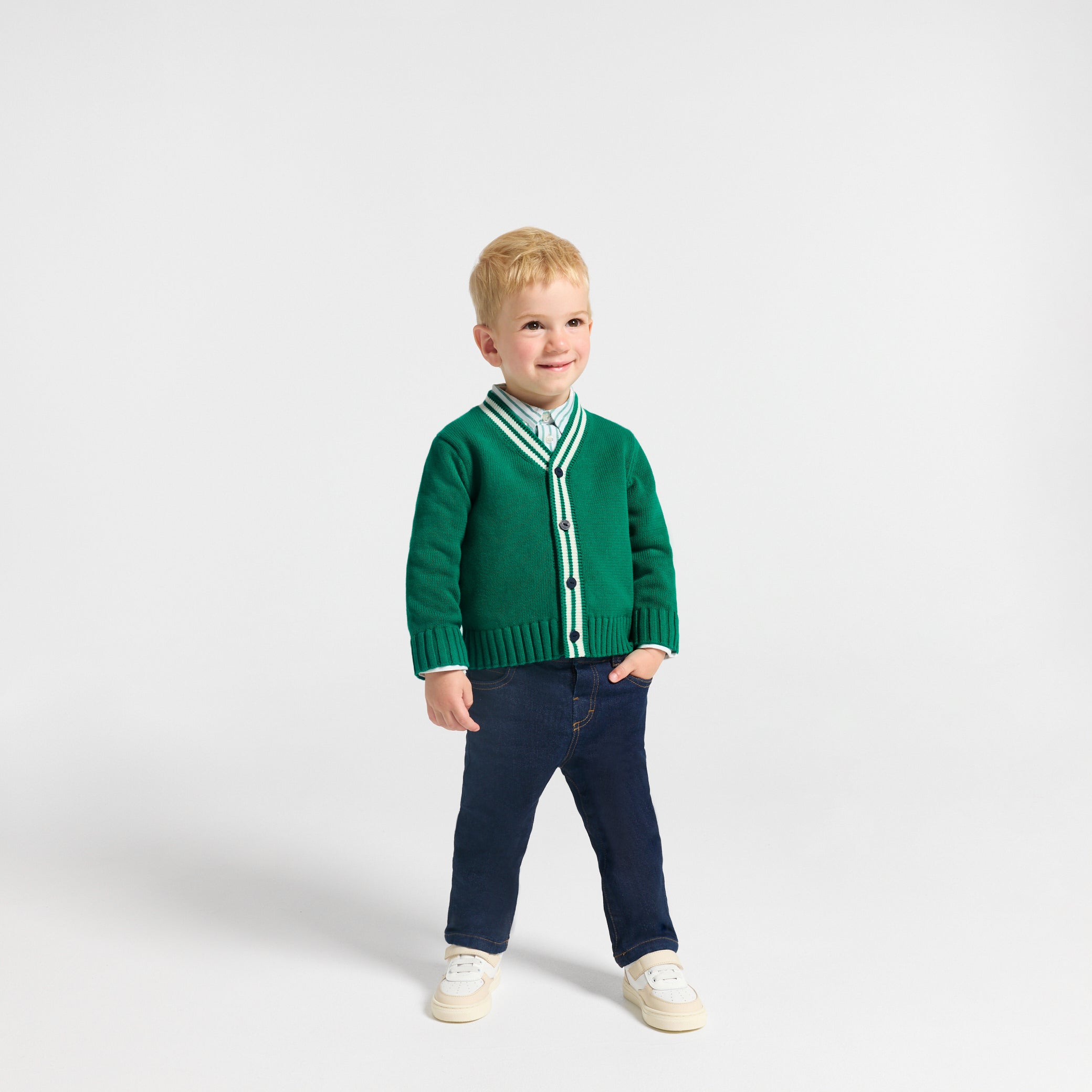 Baby boy cotton cardigan