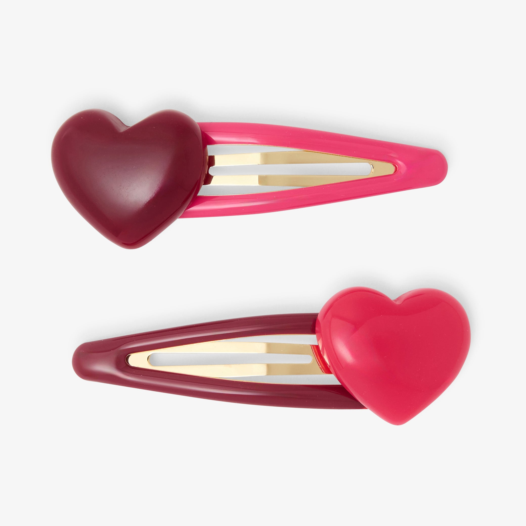 Girl snap hair clip duo