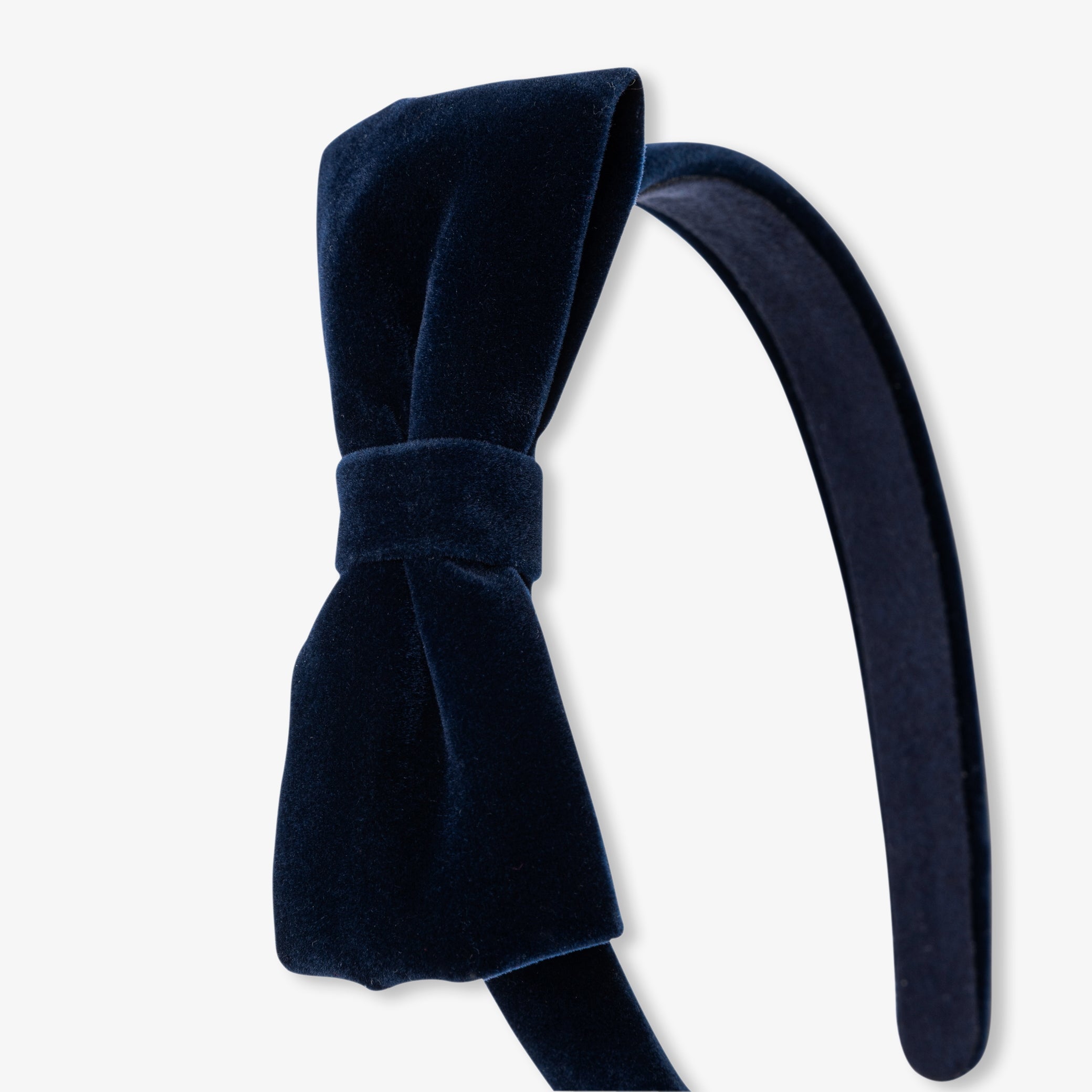 Girl velvet bow headband