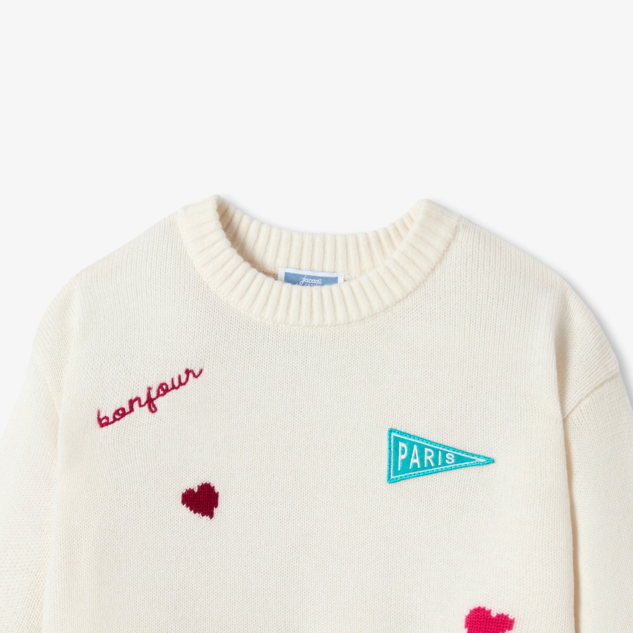 Girl wool blend jumper