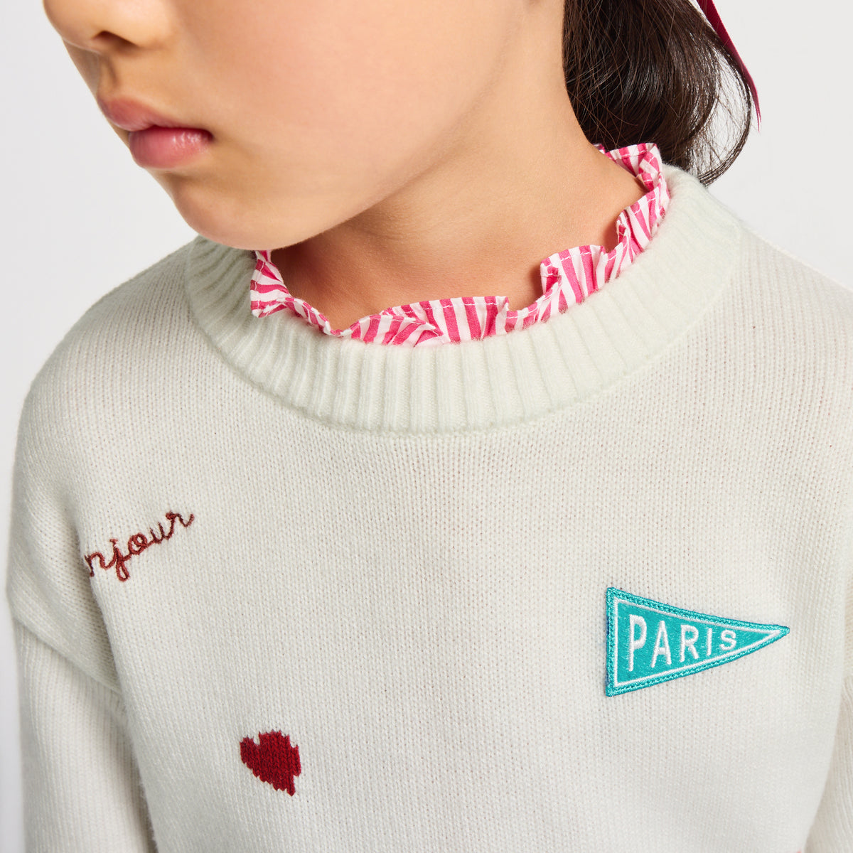 Girl wool blend jumper