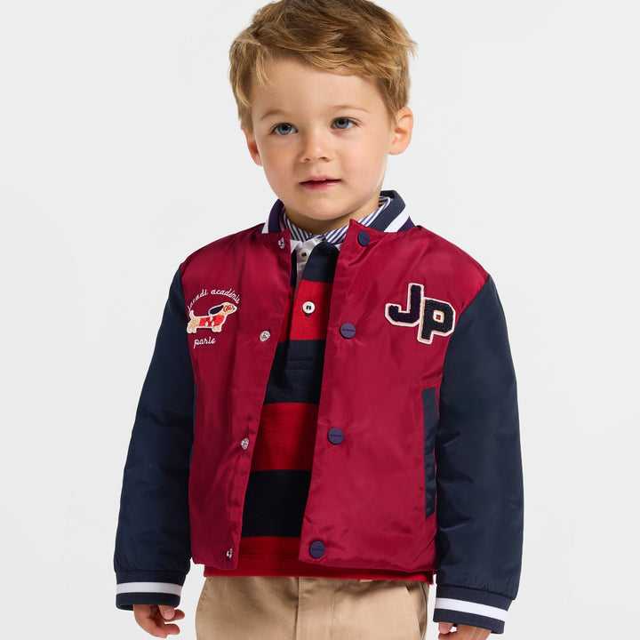 Baby varsity jacket