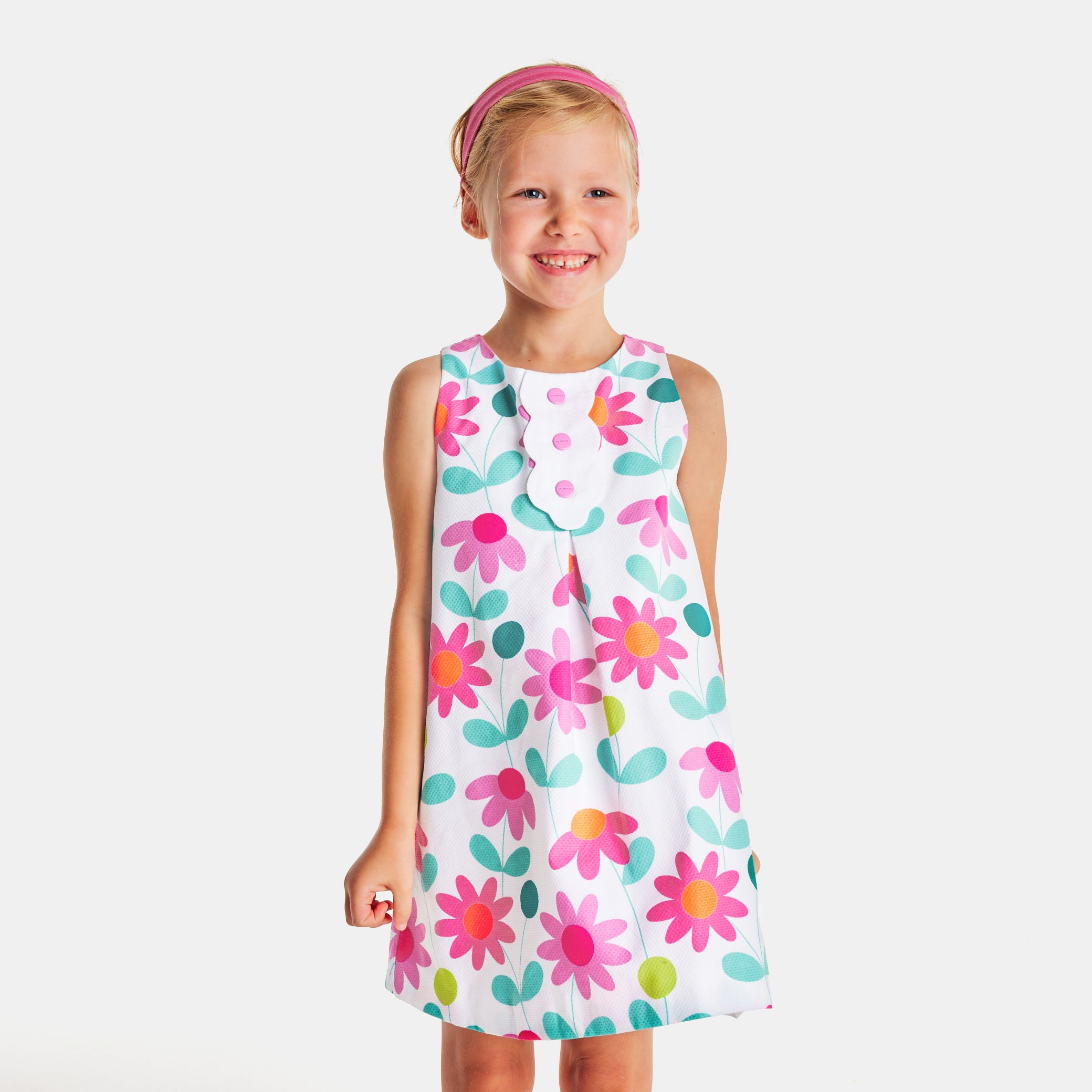 Girl trapeze dress