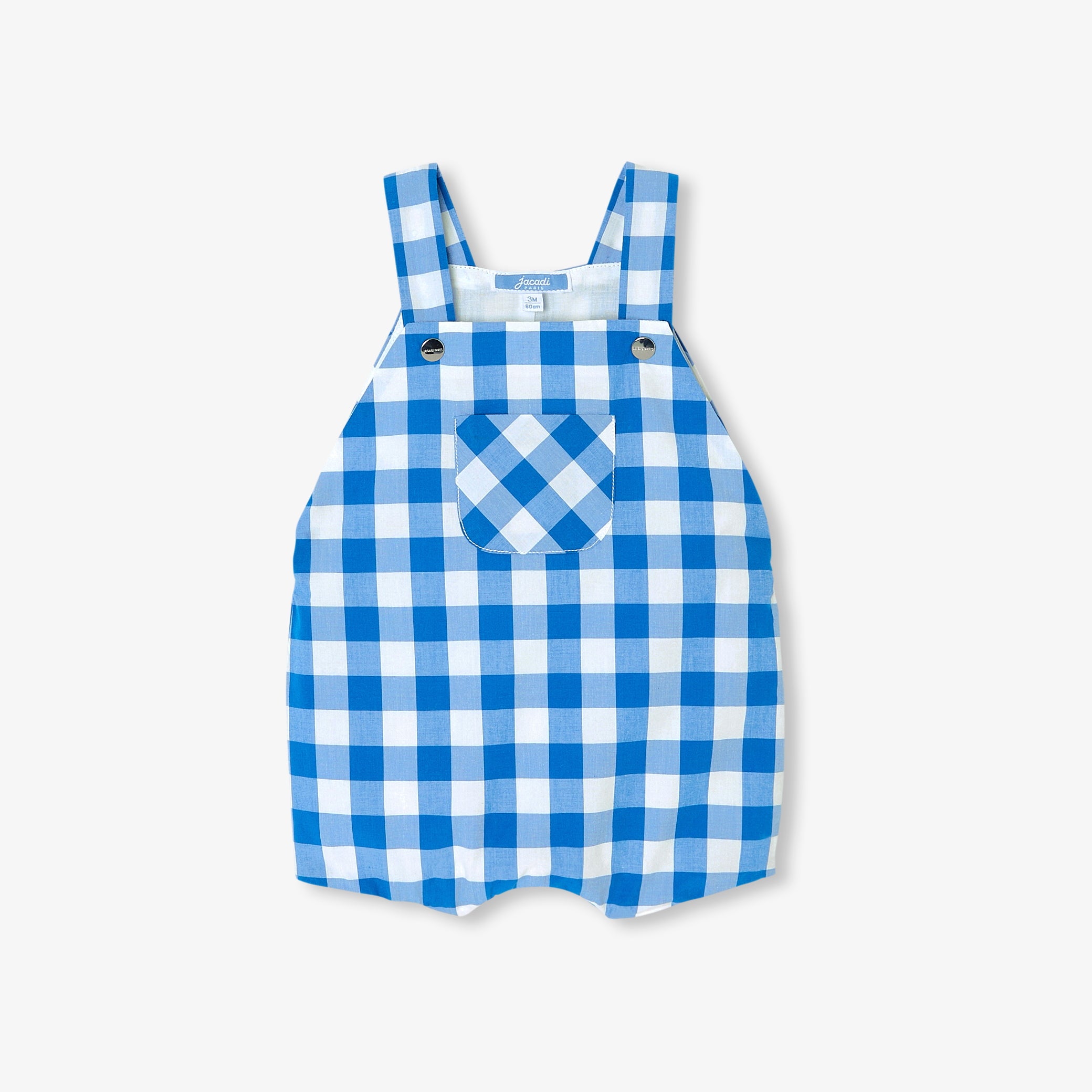 Baby boy gingham romper