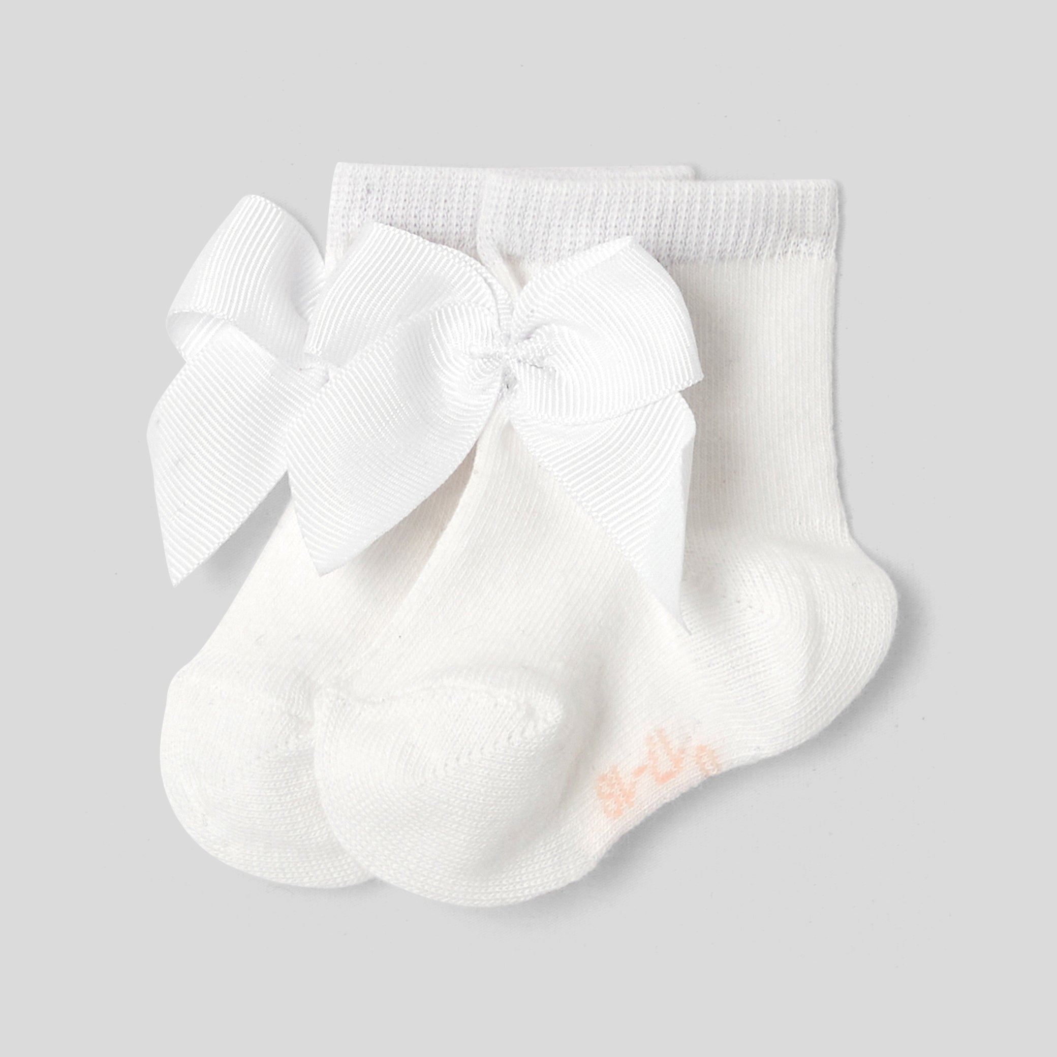 Baby girl socks with bow