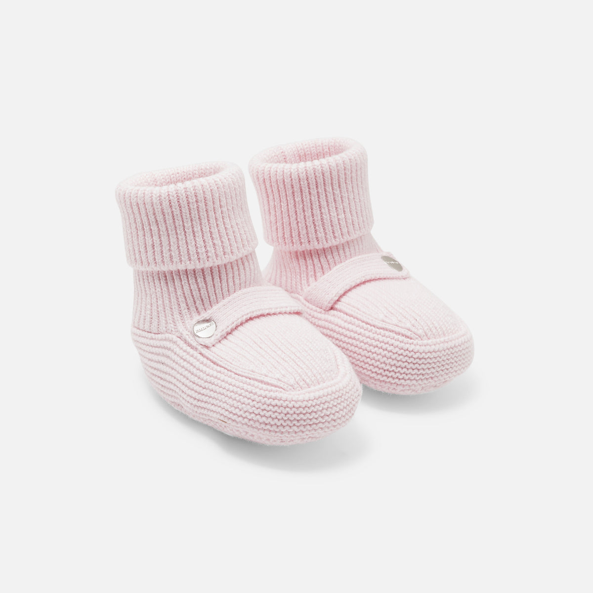 Baby girl knitted booties