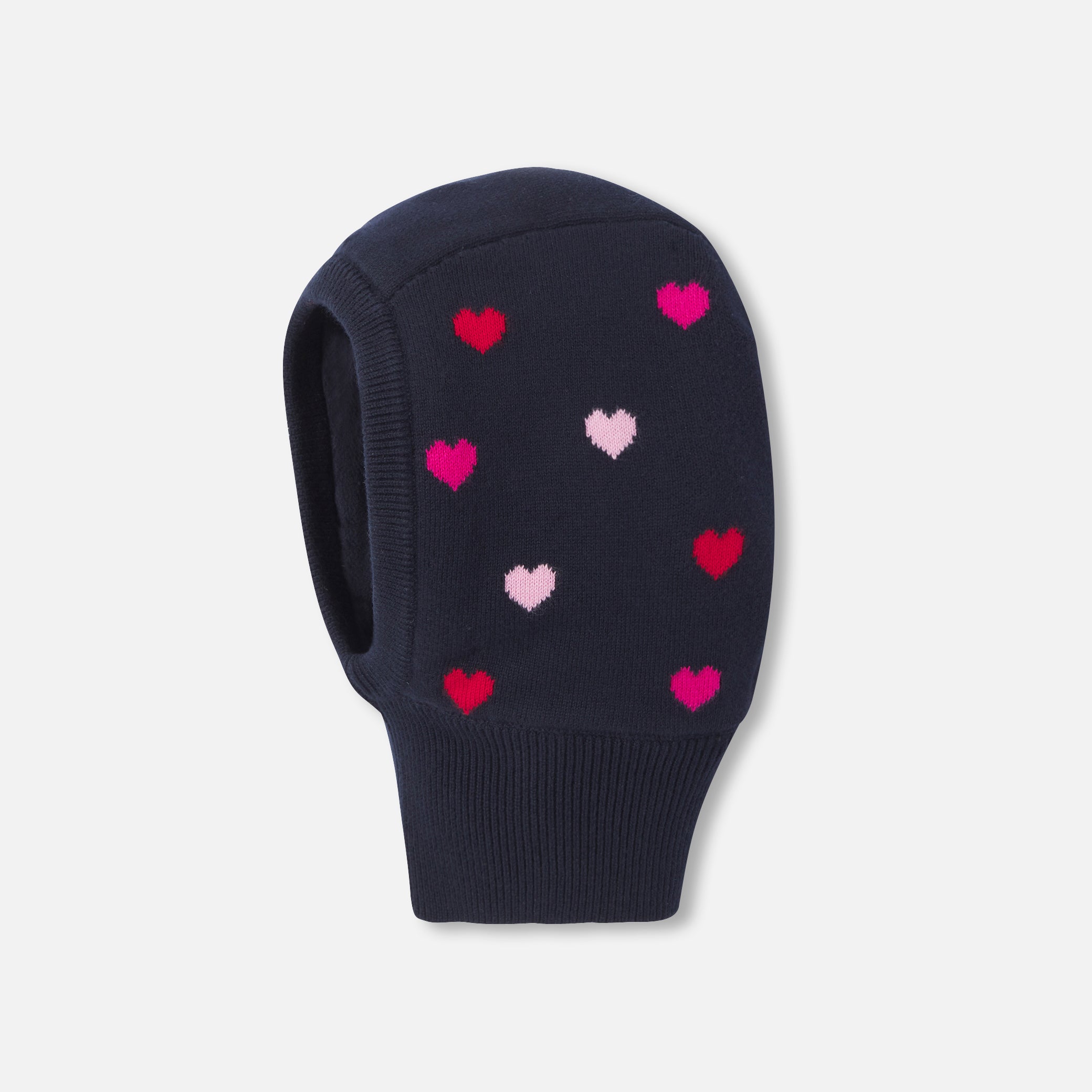 Baby girl hat with little hearts