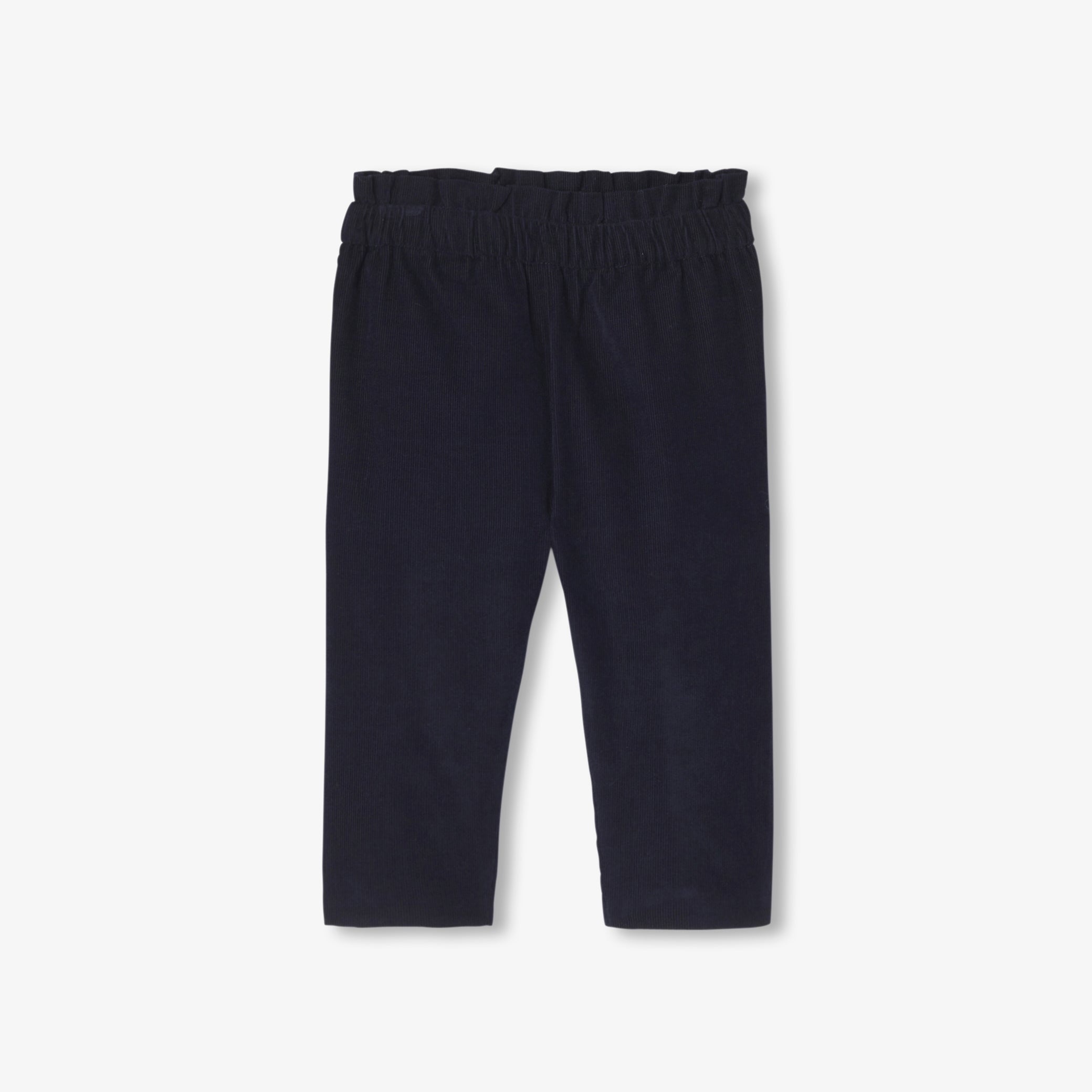 Baby girl pants in milleraies velvet