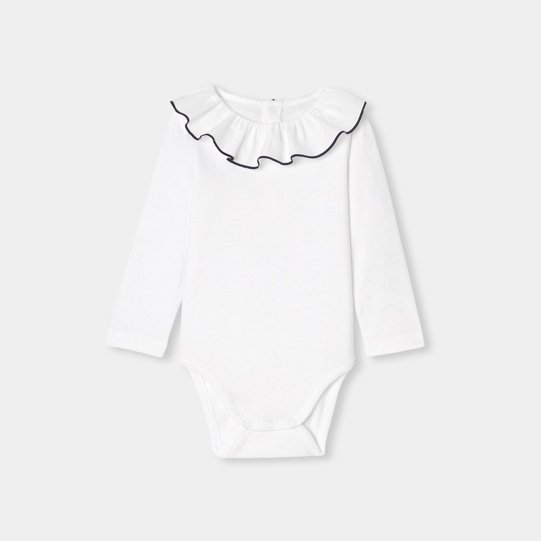Baby girl long-sleeved bodysuit
