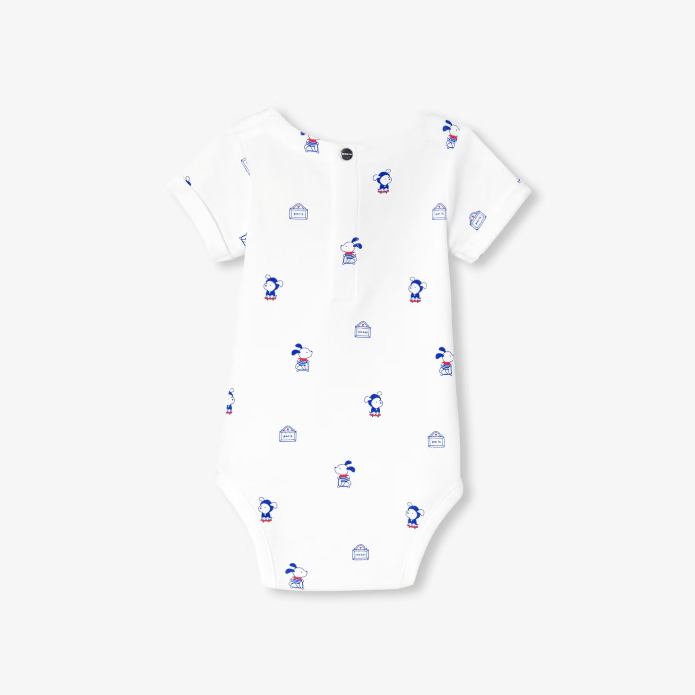 Baby boy interlock cotton bodysuit