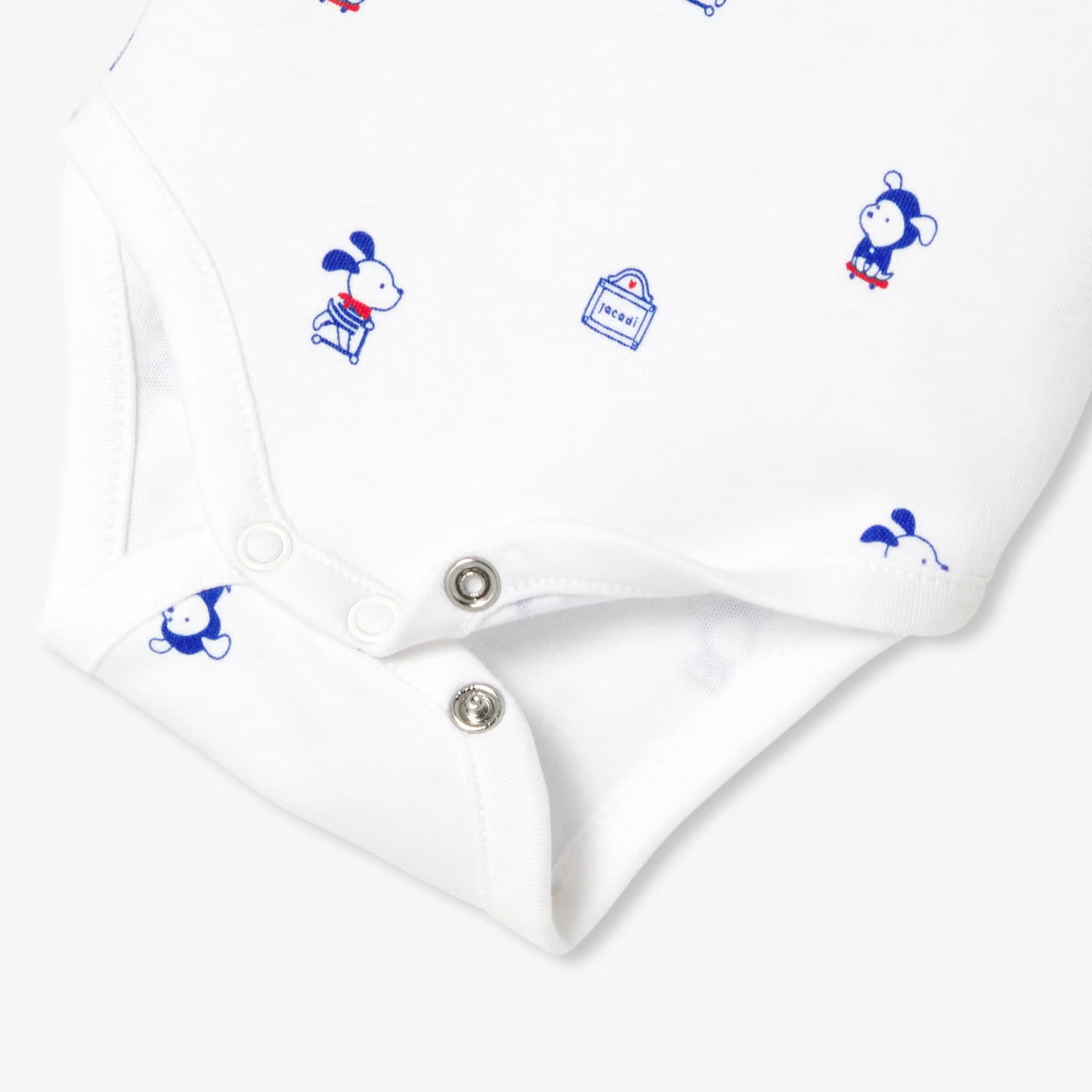 Baby boy interlock cotton bodysuit