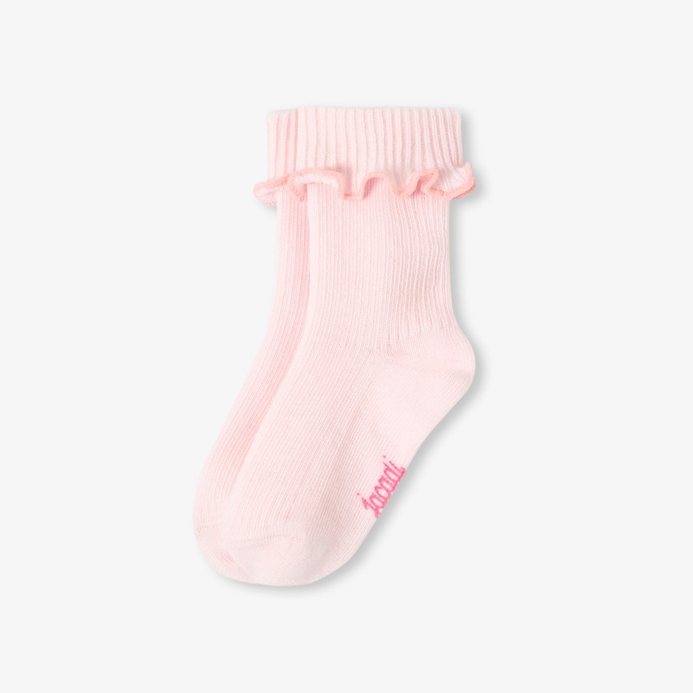 Baby girl set of two socks with cuffs