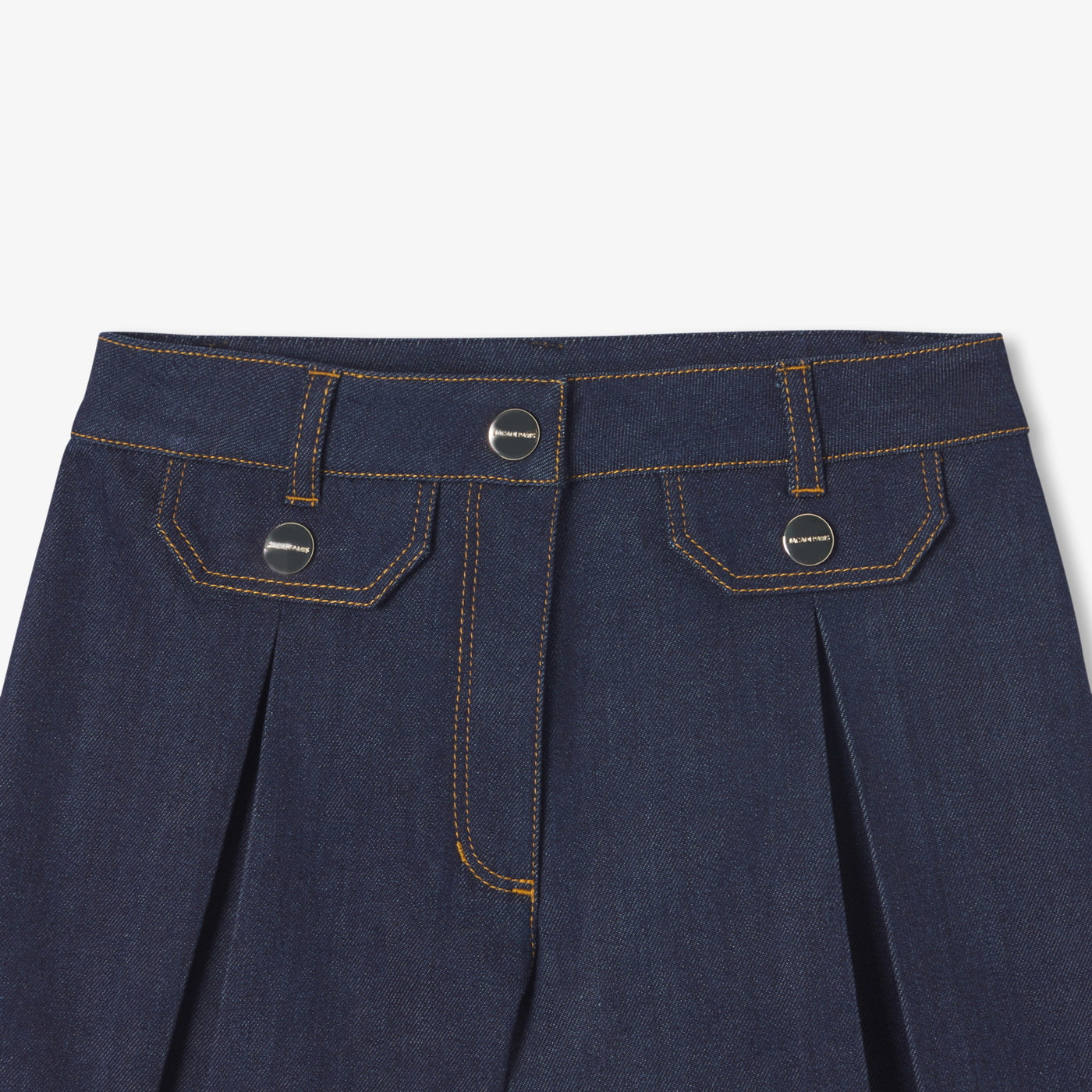 Girl denim culottes