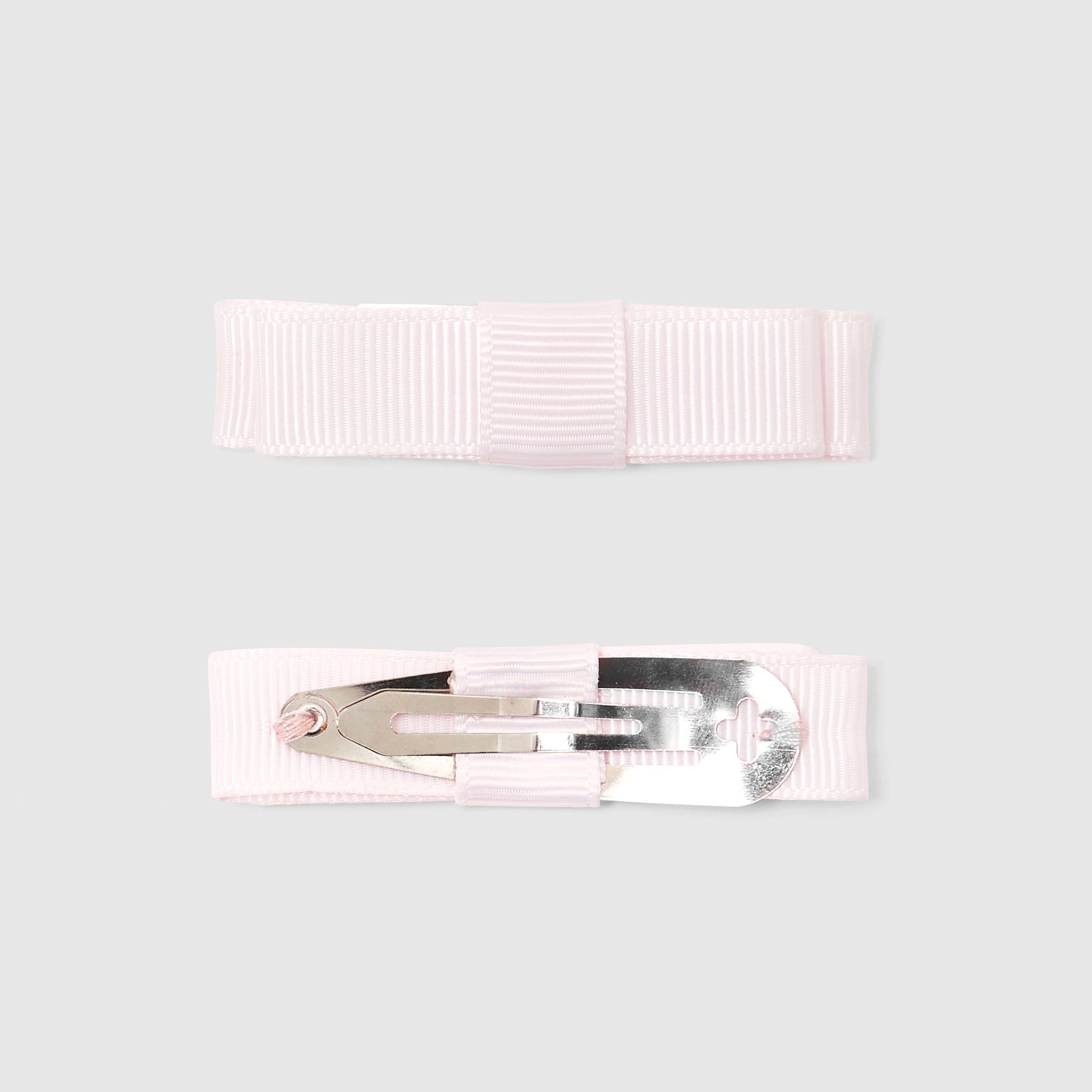 Girl duo of  hair clips with flat knot