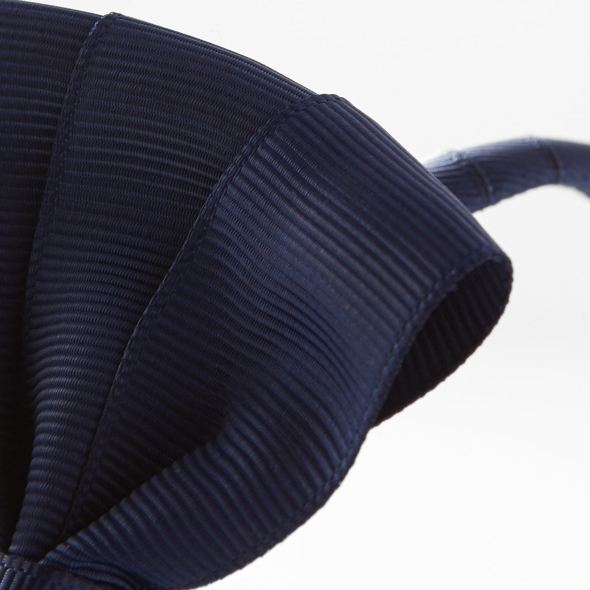 Girl headband with grosgrain bow