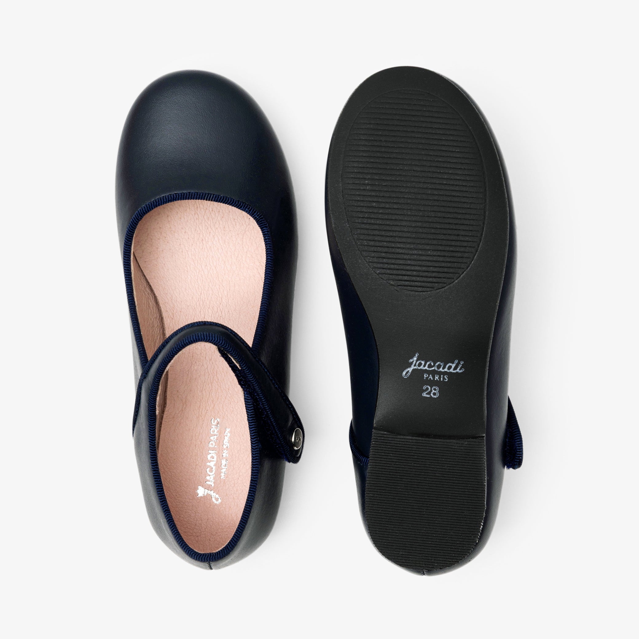 Girl smooth leather Mary Janes