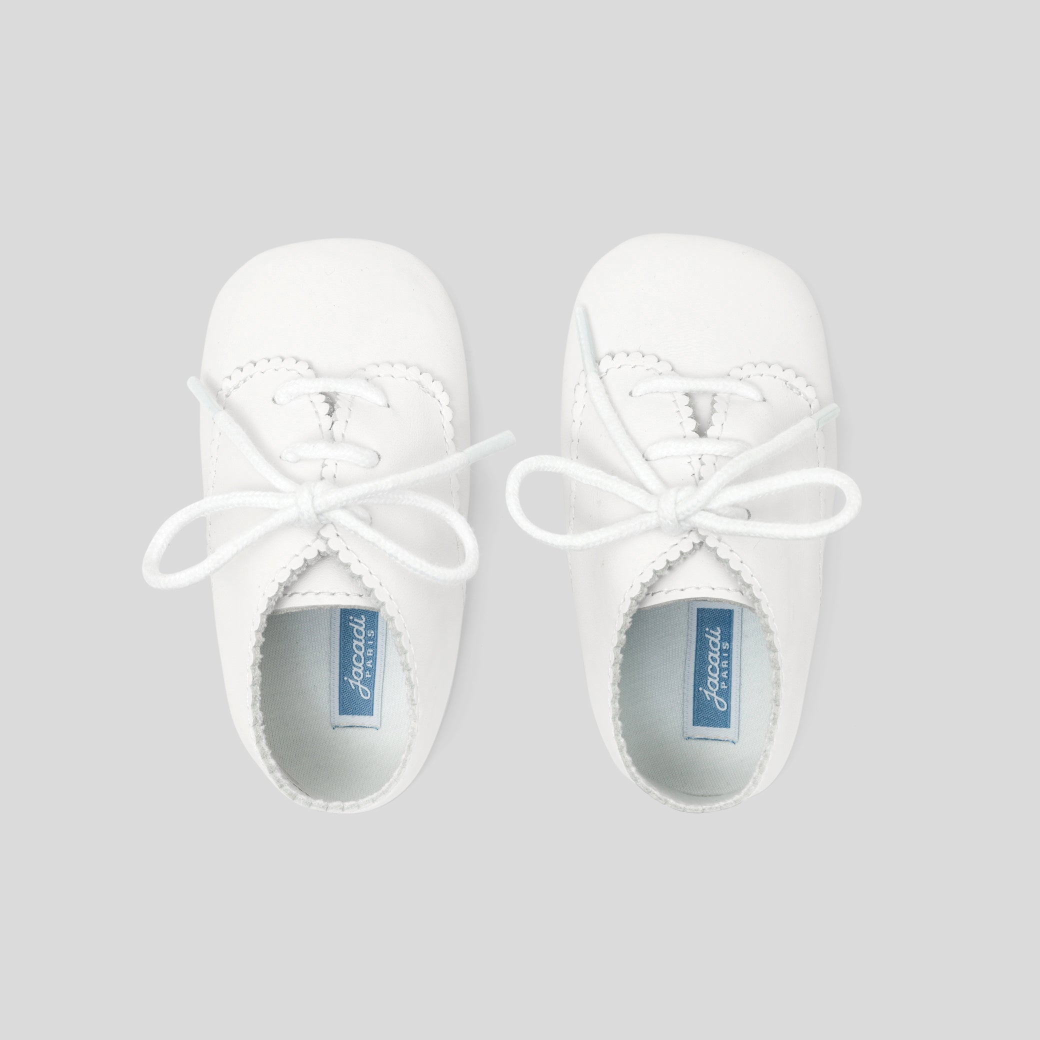 Baby leather booties