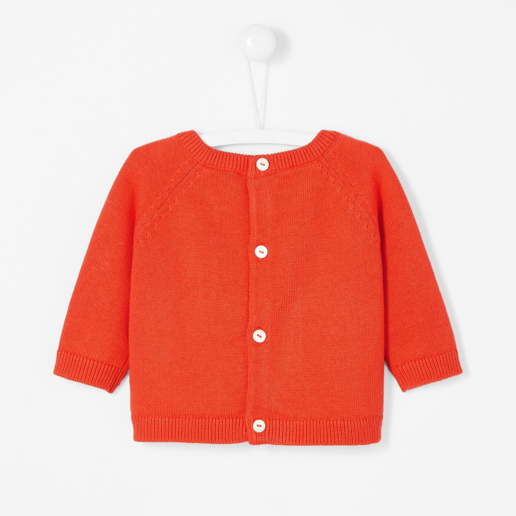 Baby boy intarsia bird sweater