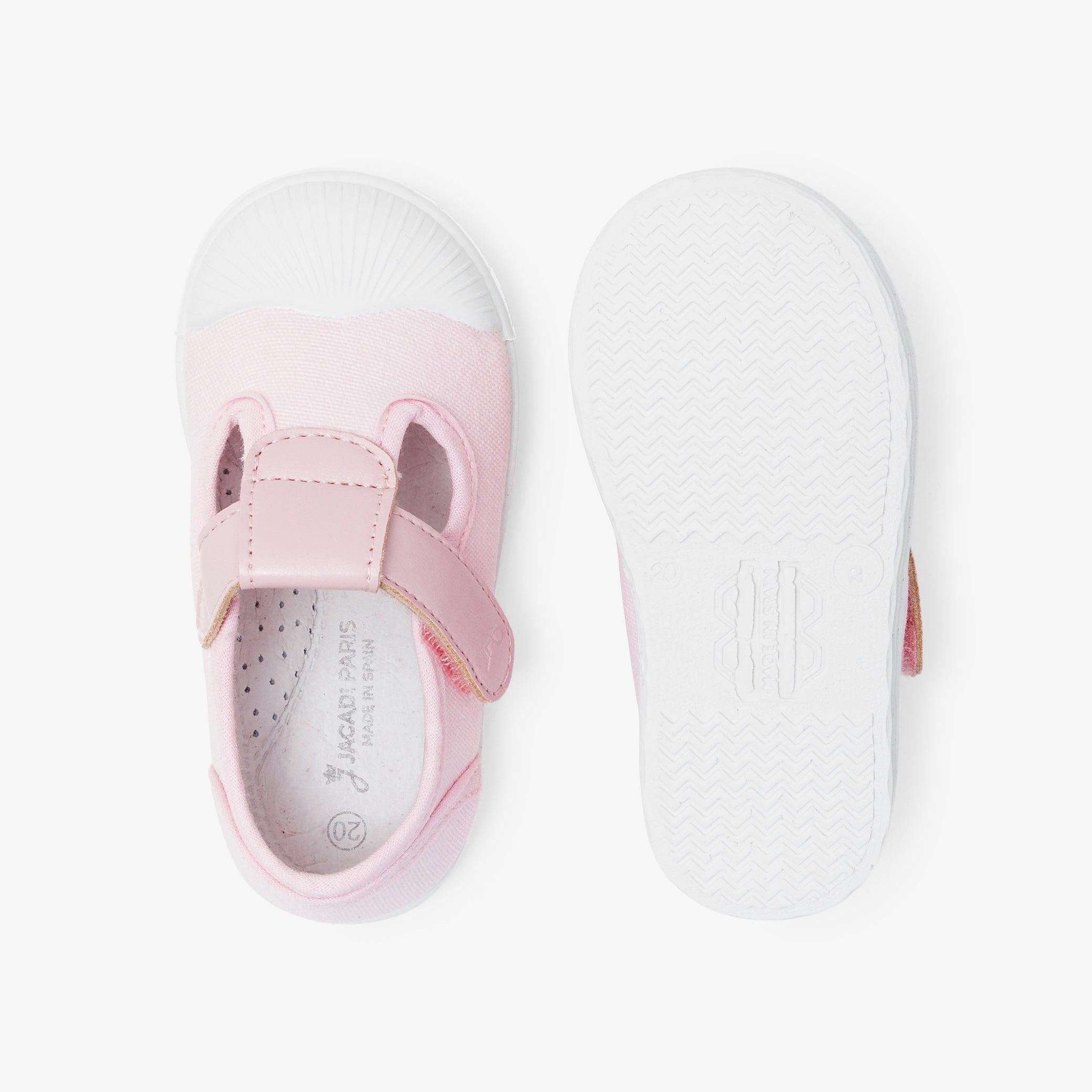 Baby girl canvas sandals